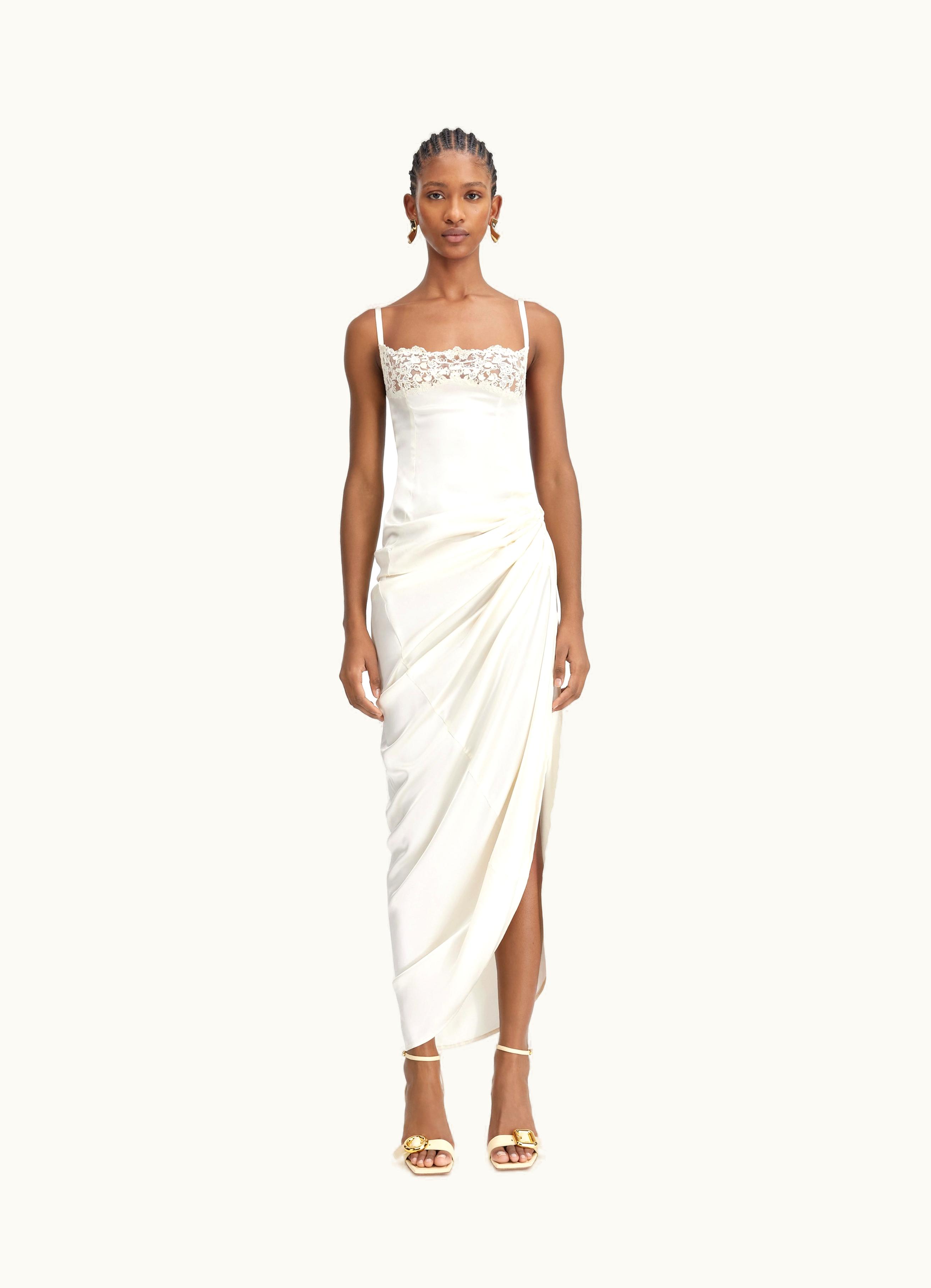 Jacquemus Jacquemus La Saudade Longue Brodée Off-White