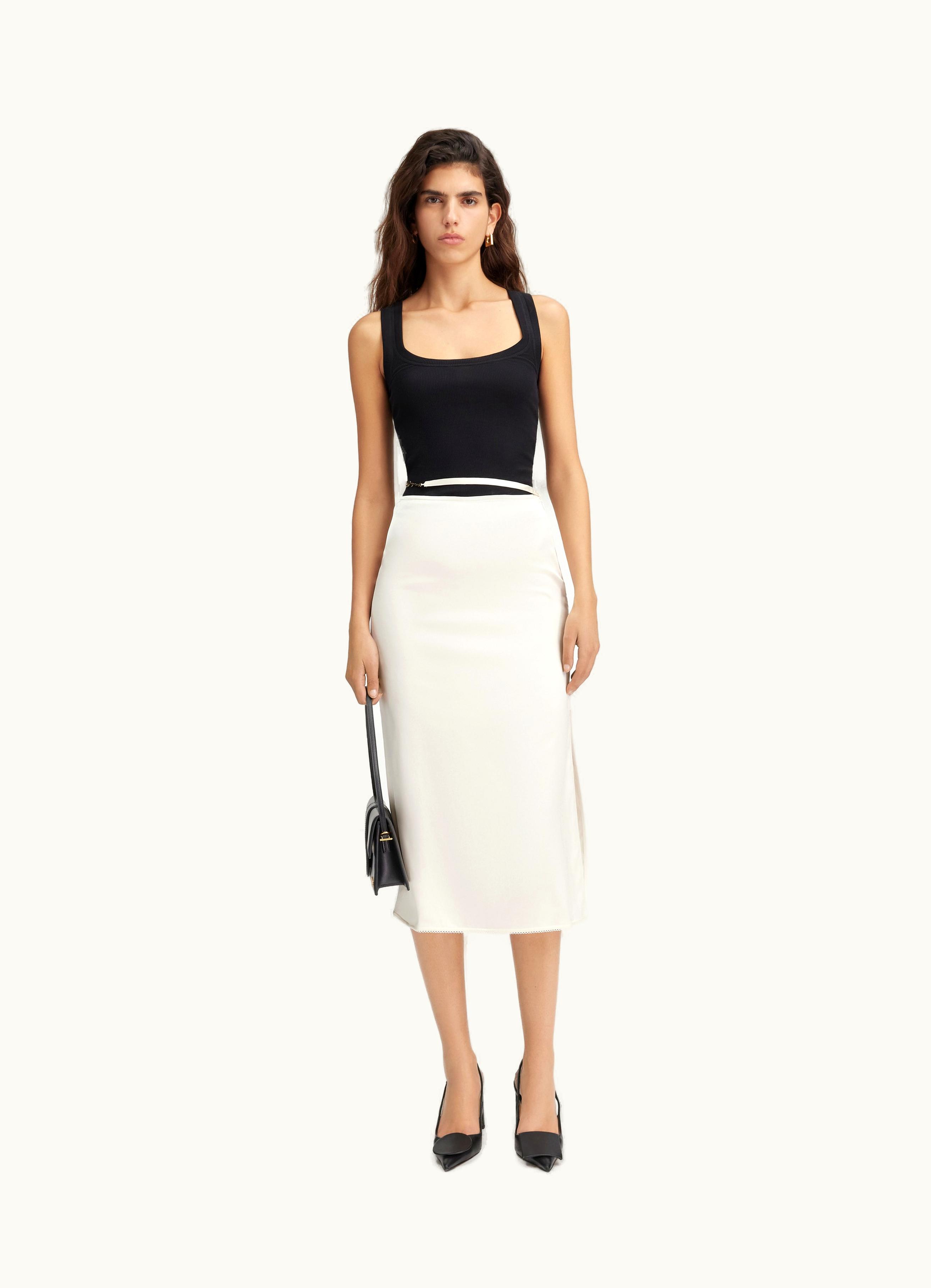 Jacquemus Jacquemus La Jupe Notte Off-White