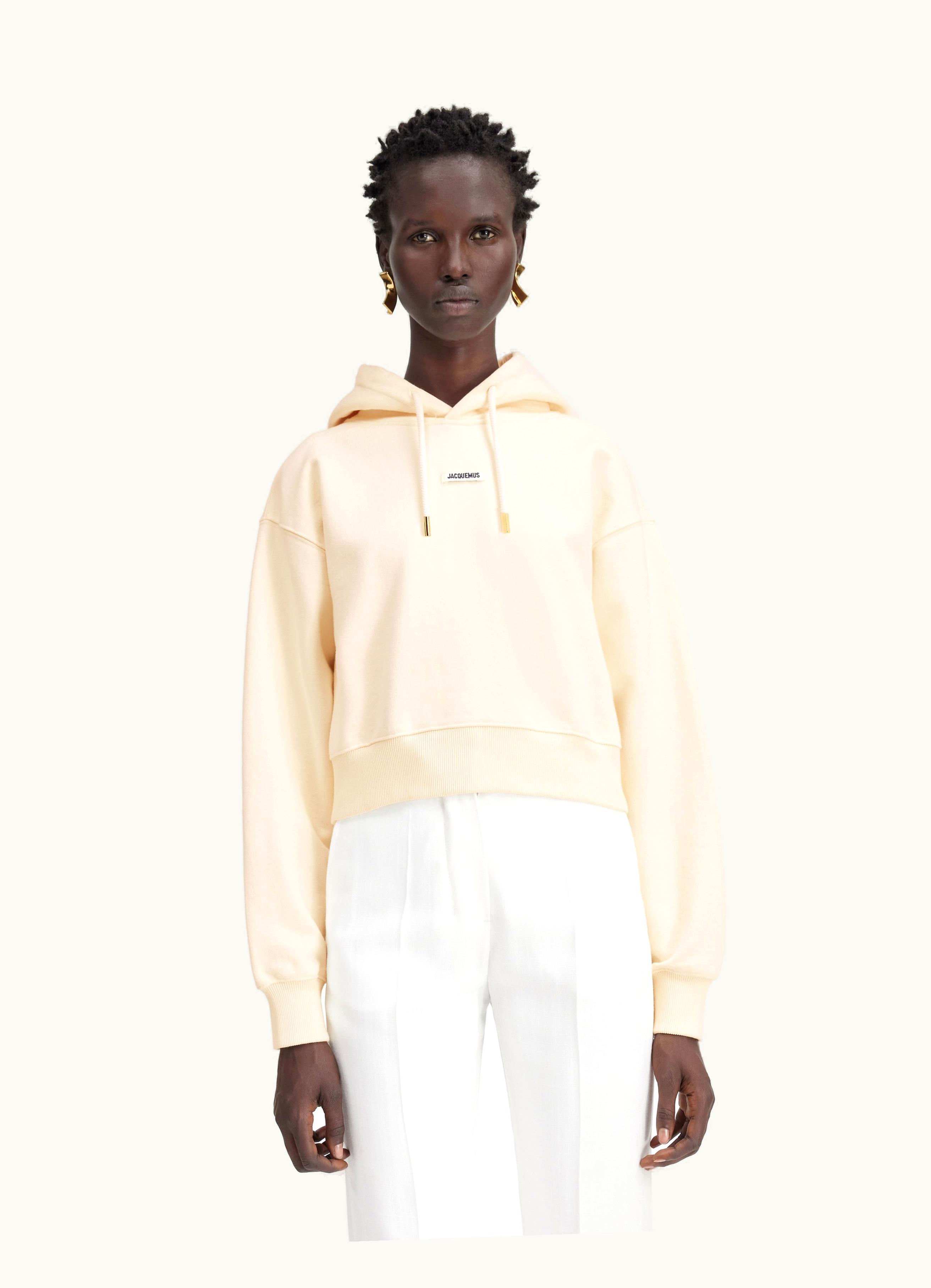 Jacquemus Jacquemus Le Hoodie Gros Grain Light Beige