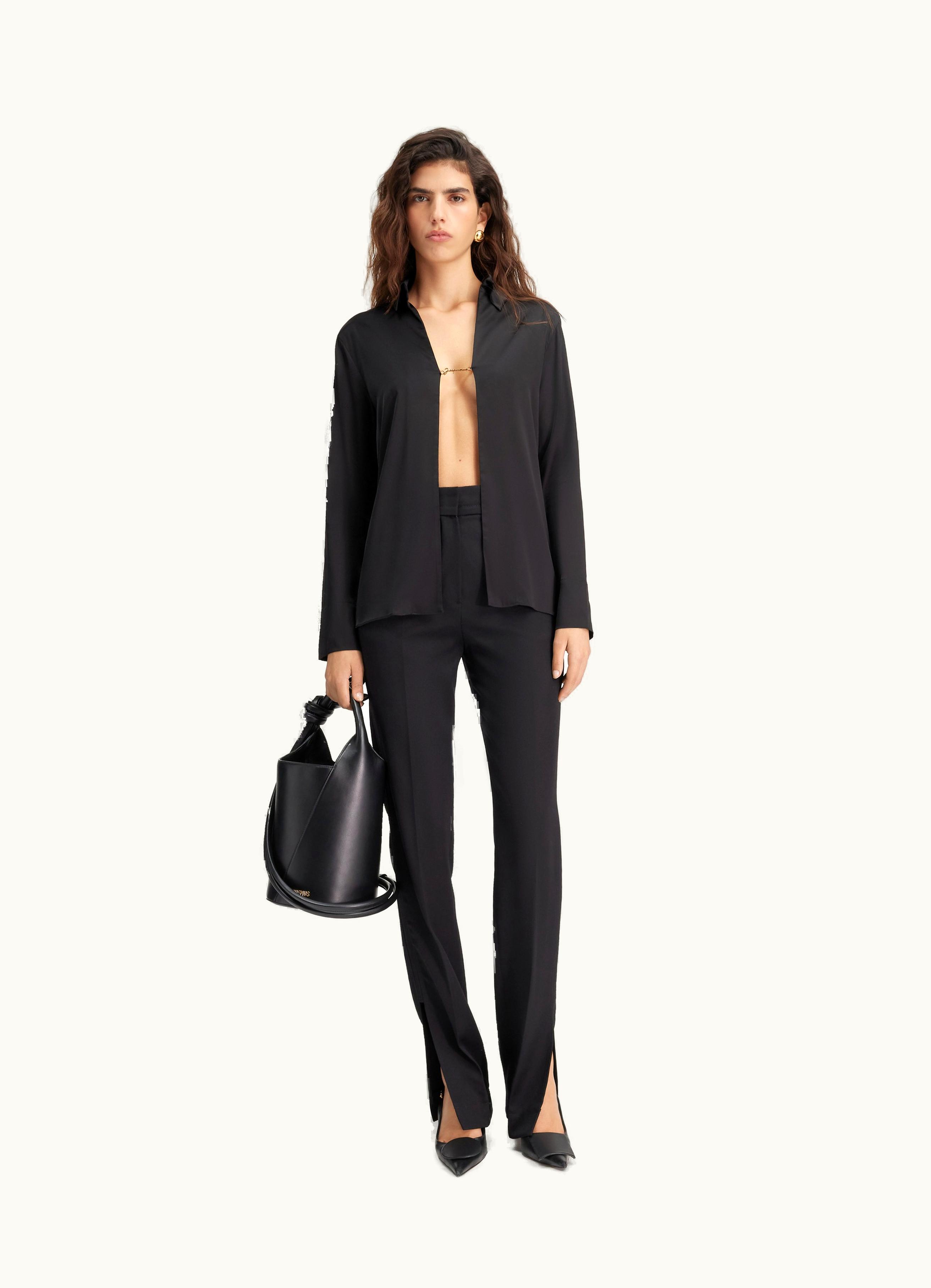 Jacquemus Jacquemus La Chemise Notte Black