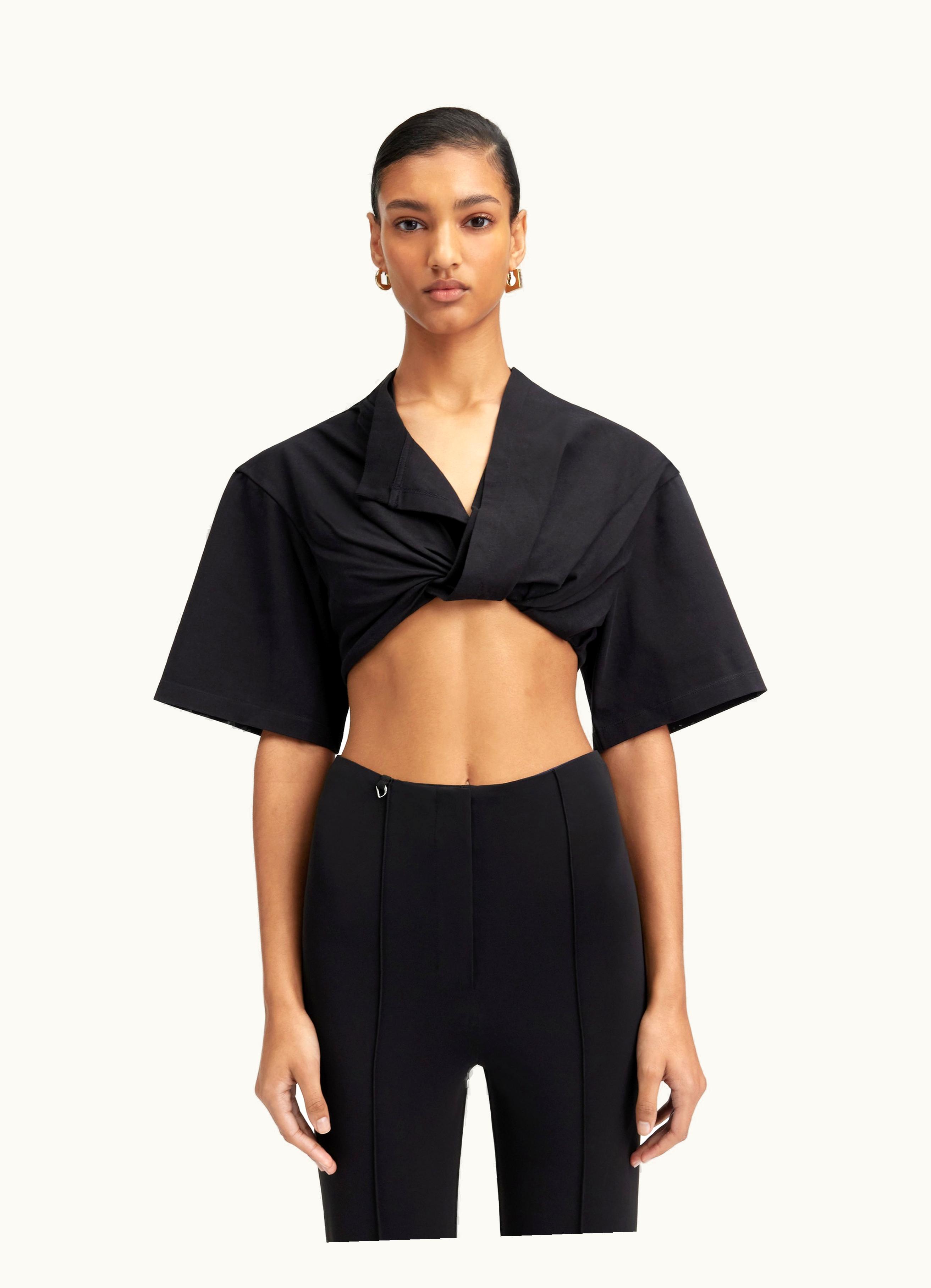 Jacquemus Jacquemus Le T-Shirt Bahia Court Black