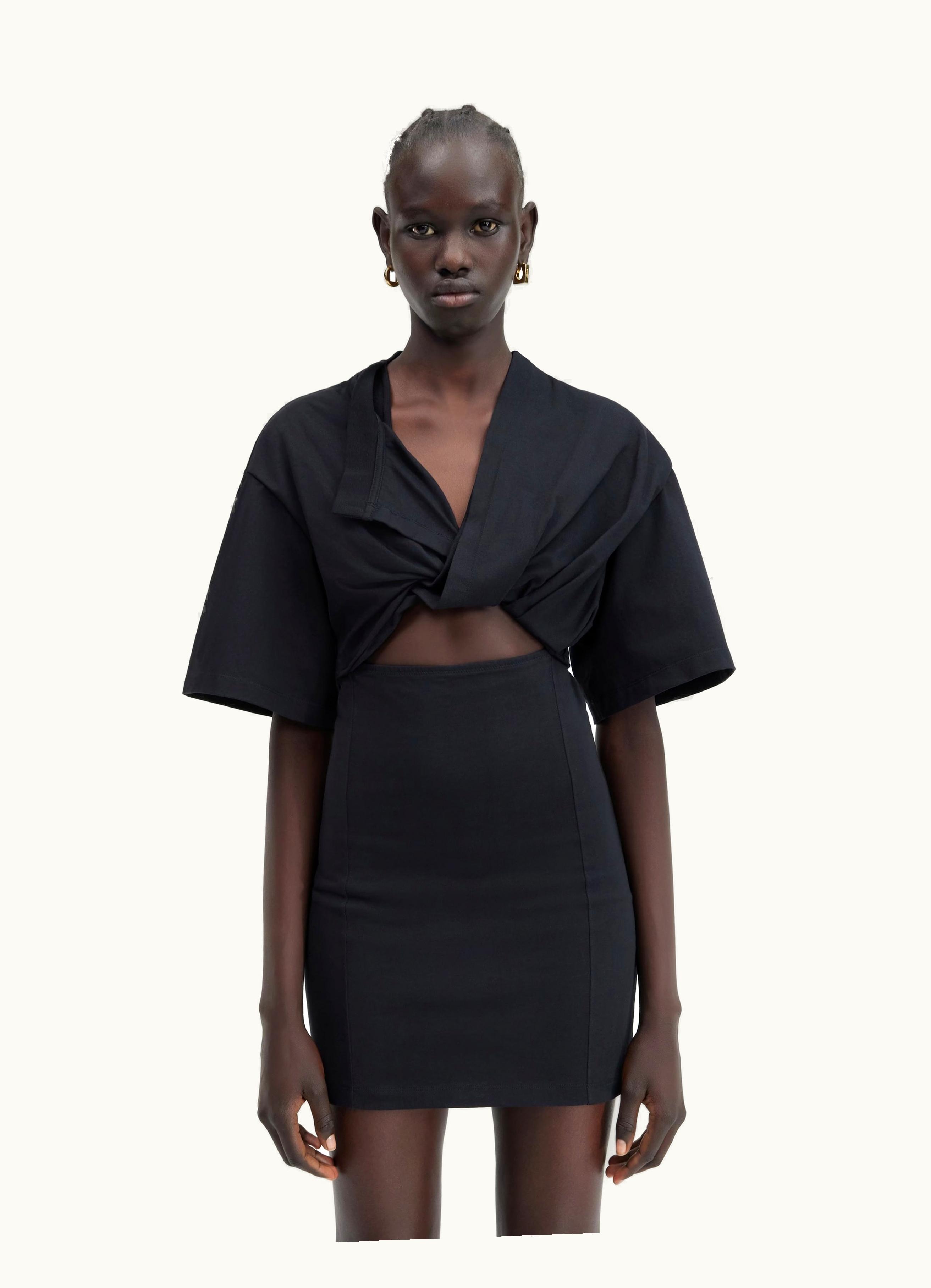 Jacquemus Jacquemus La Robe T-Shirt Bahia Black