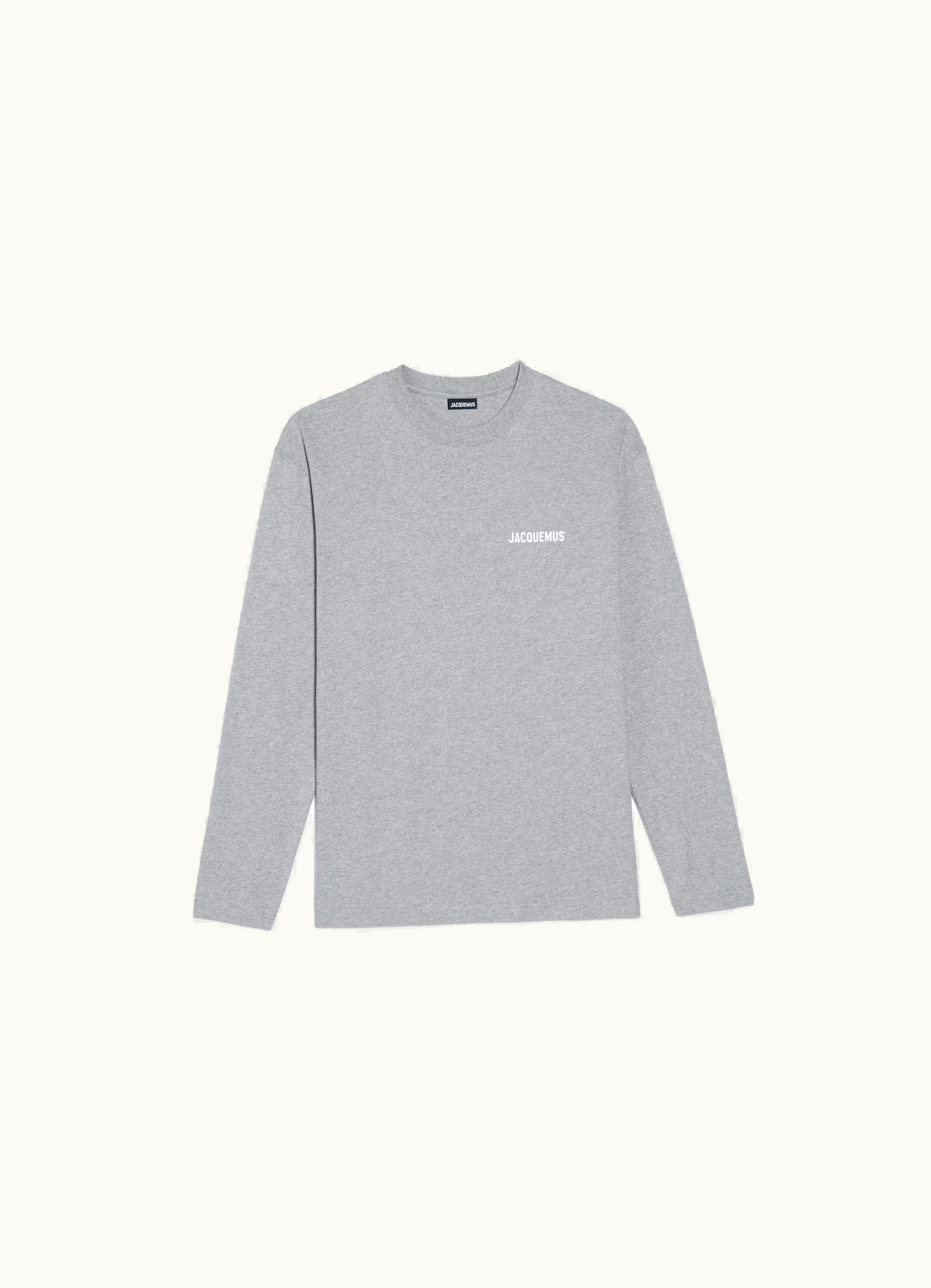 Jacquemus Jacquemus Le T-Shirt Manches Longues Grey