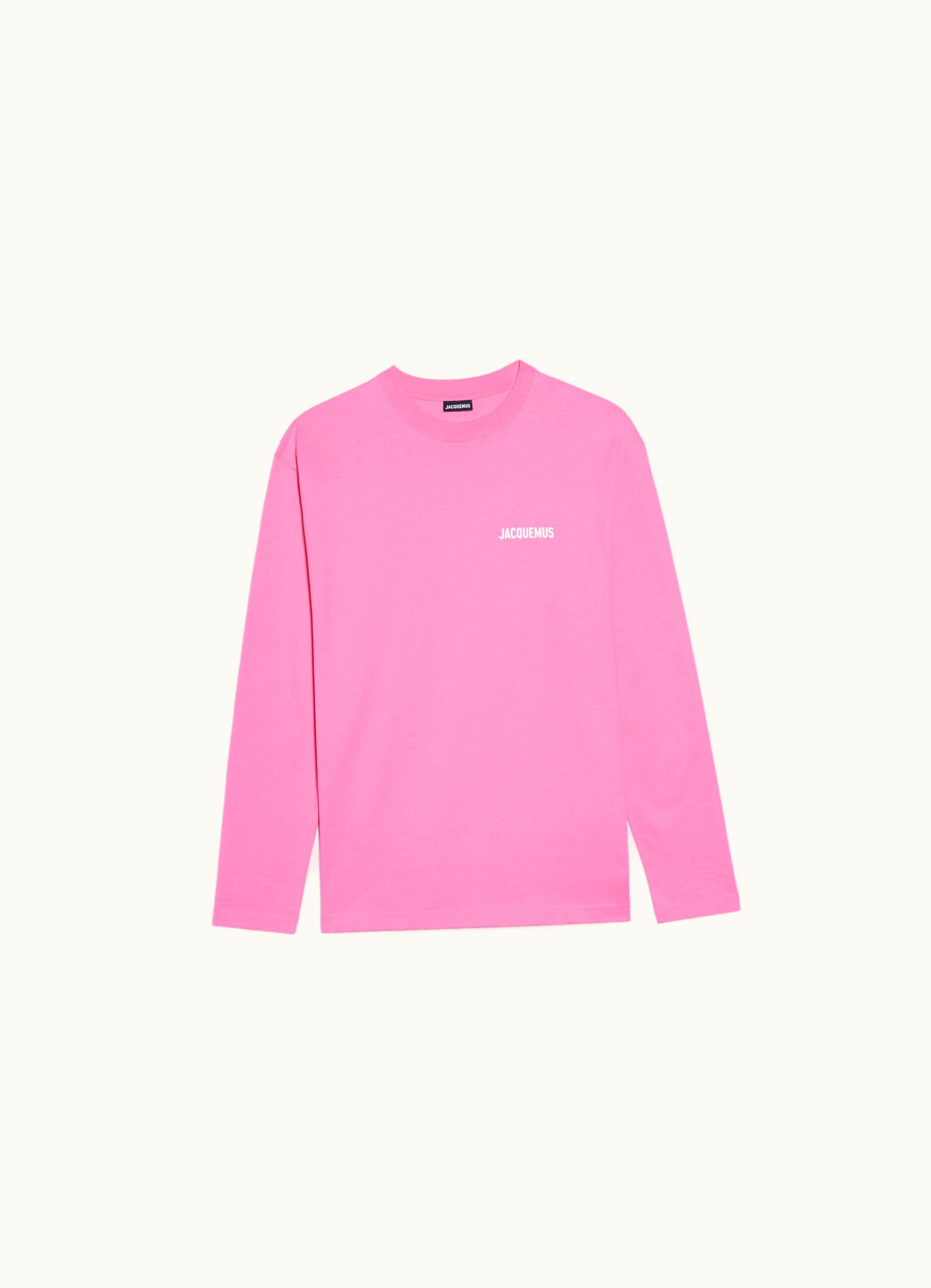 Jacquemus Jacquemus Le T-Shirt Manches Longues Pink