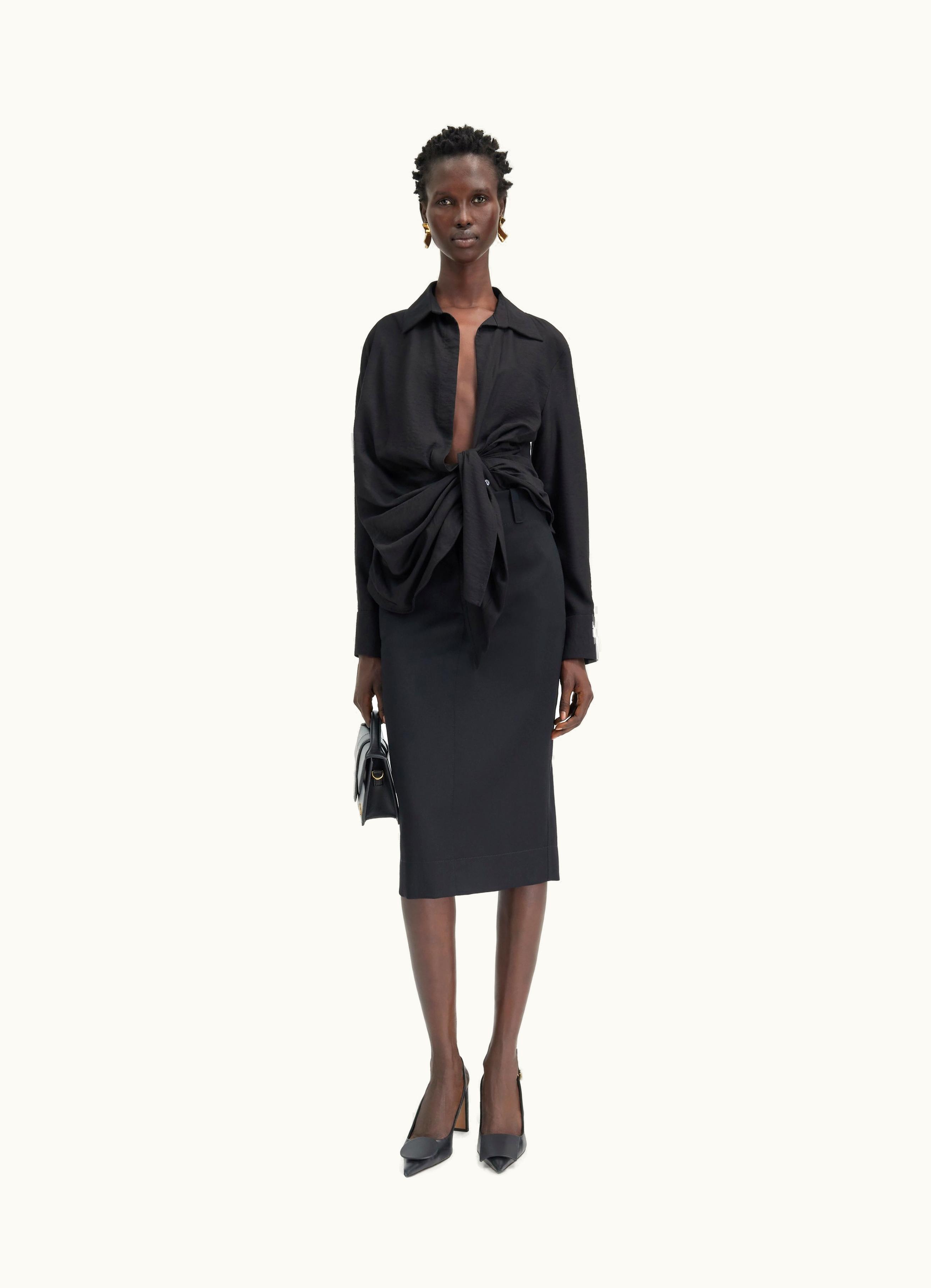 Jacquemus Jacquemus La Chemise Bahia Black