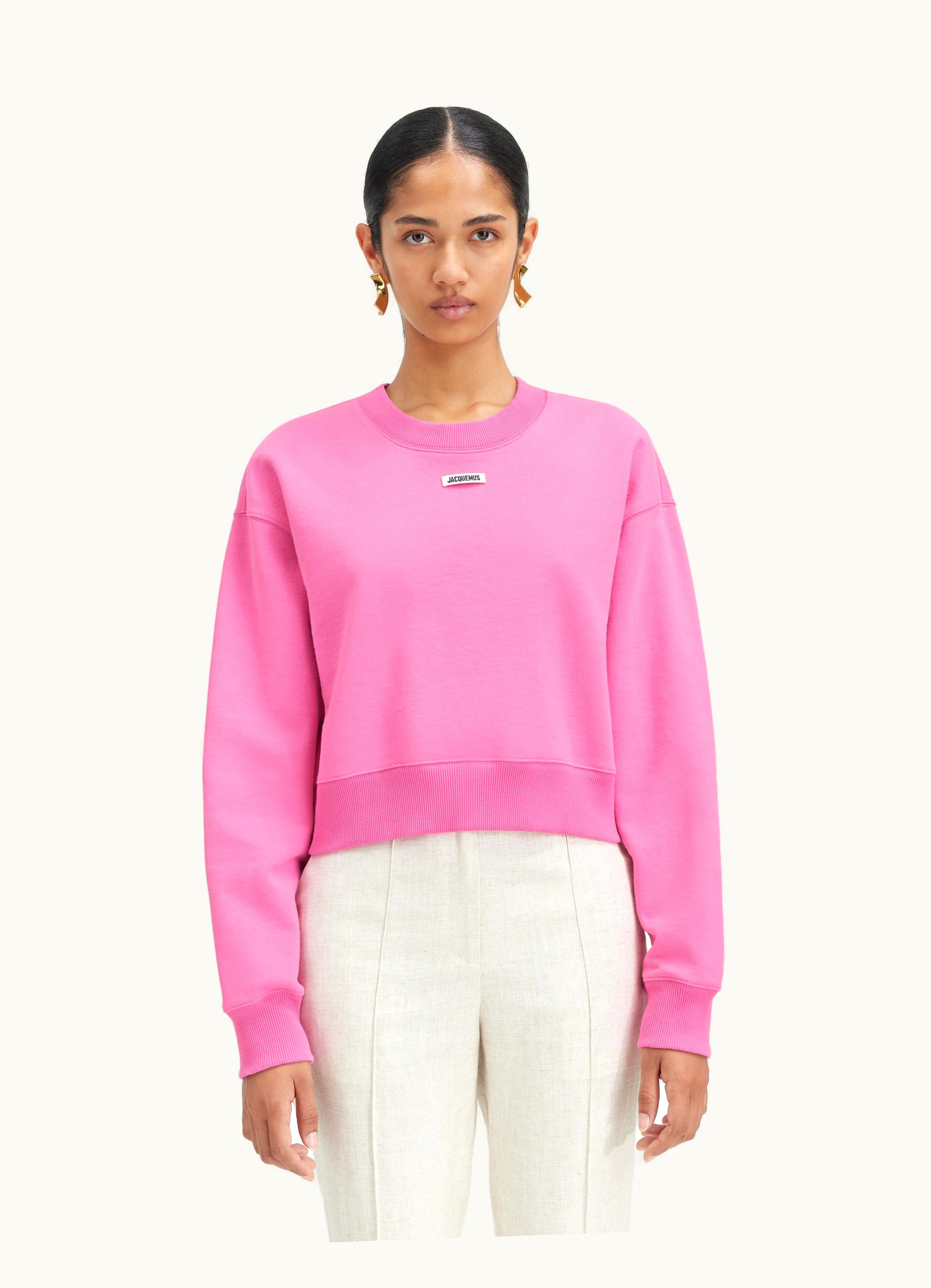 Jacquemus Jacquemus Le Sweatshirt Gros Grain Pink
