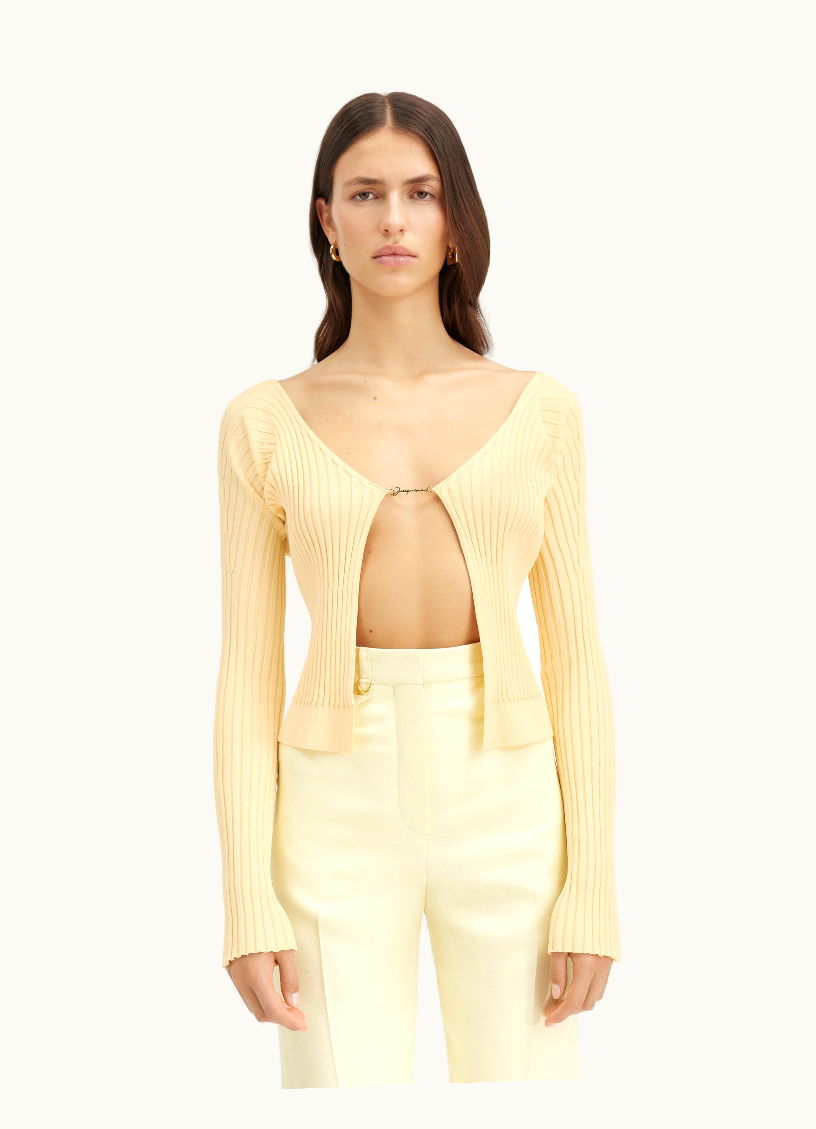 Jacquemus Jacquemus La Maille Pralù Longue Light Yellow 2