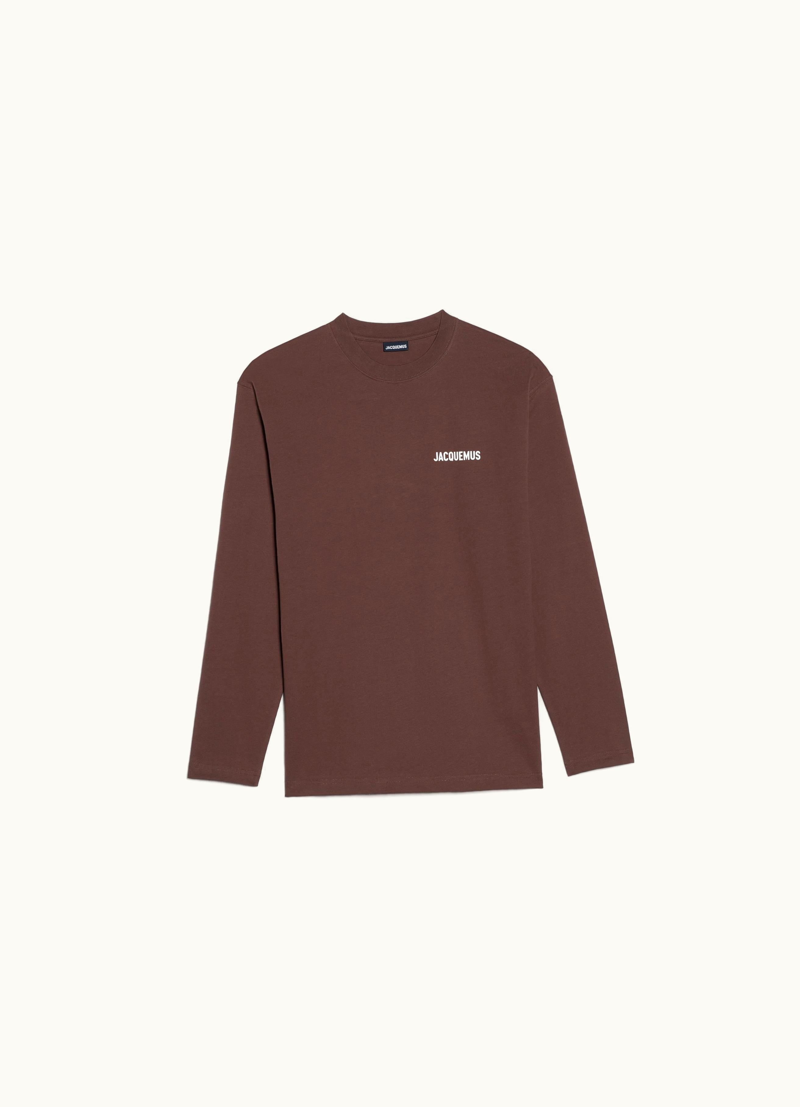 Jacquemus Jacquemus Le T-Shirt Manches Longues Brown