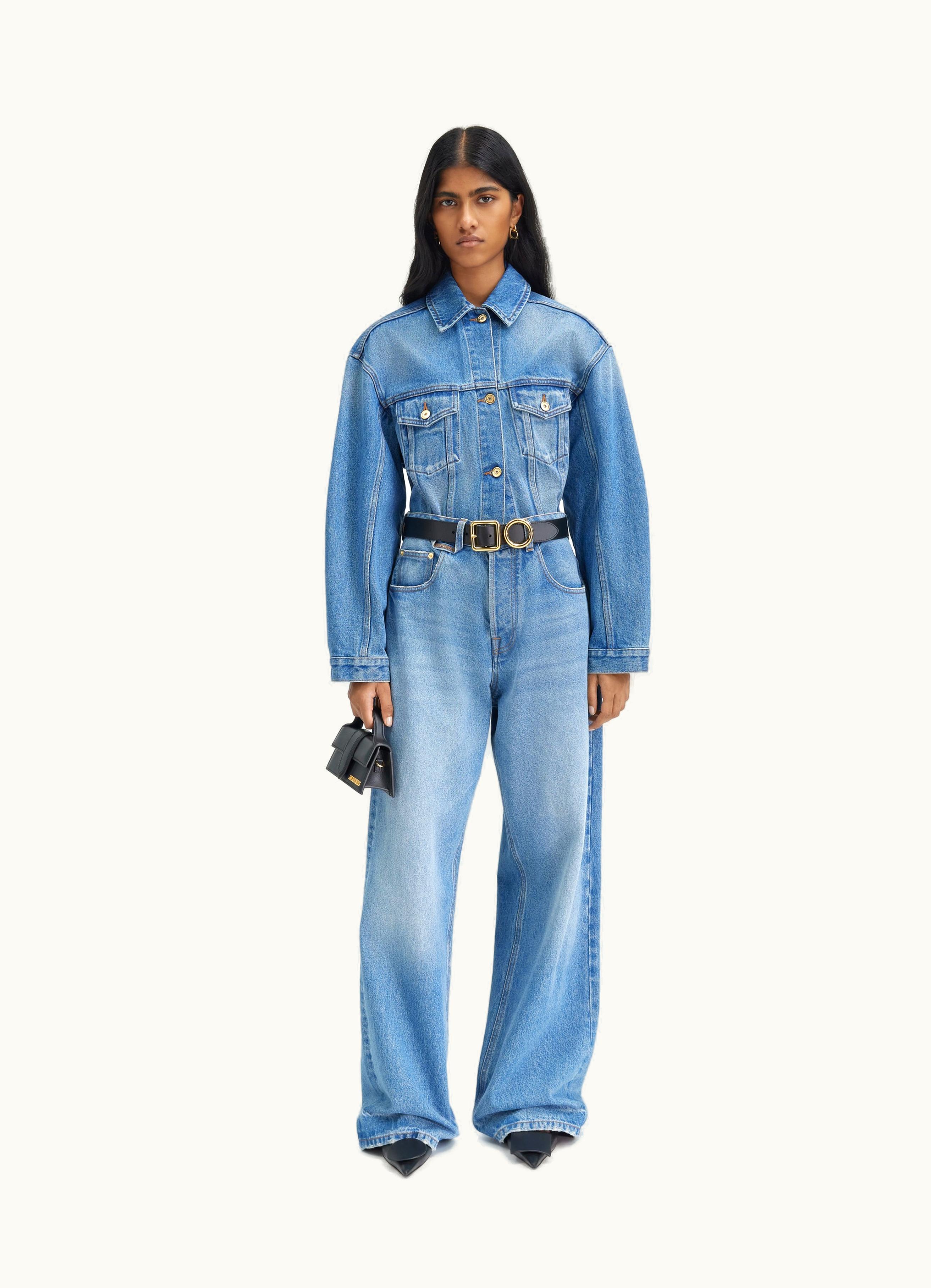 Jacquemus Jacquemus Le De-Nîmes Large Blue / Tabac 2