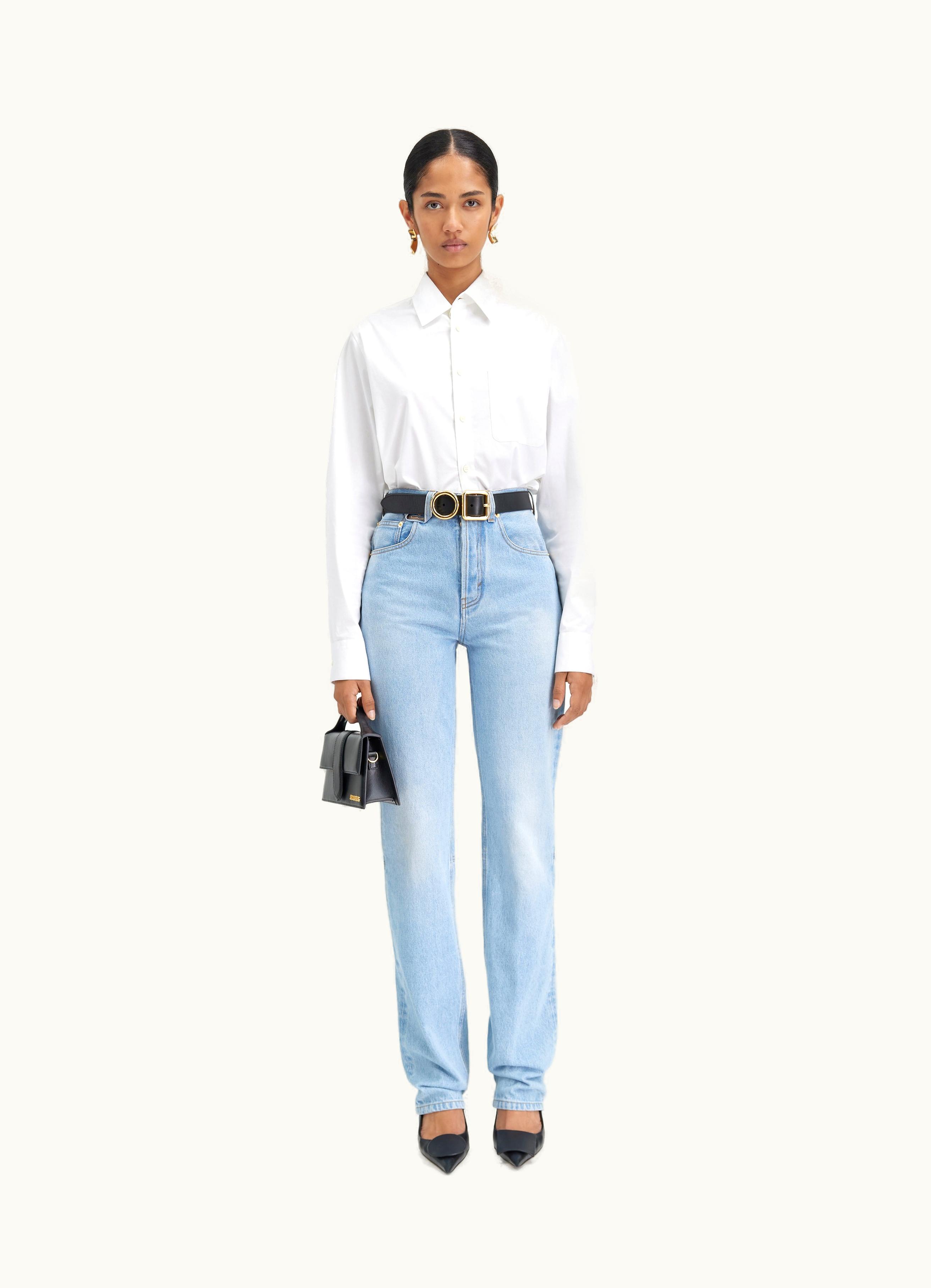Jacquemus Jacquemus Le De-Nîmes Droit Light Blue / Tabac