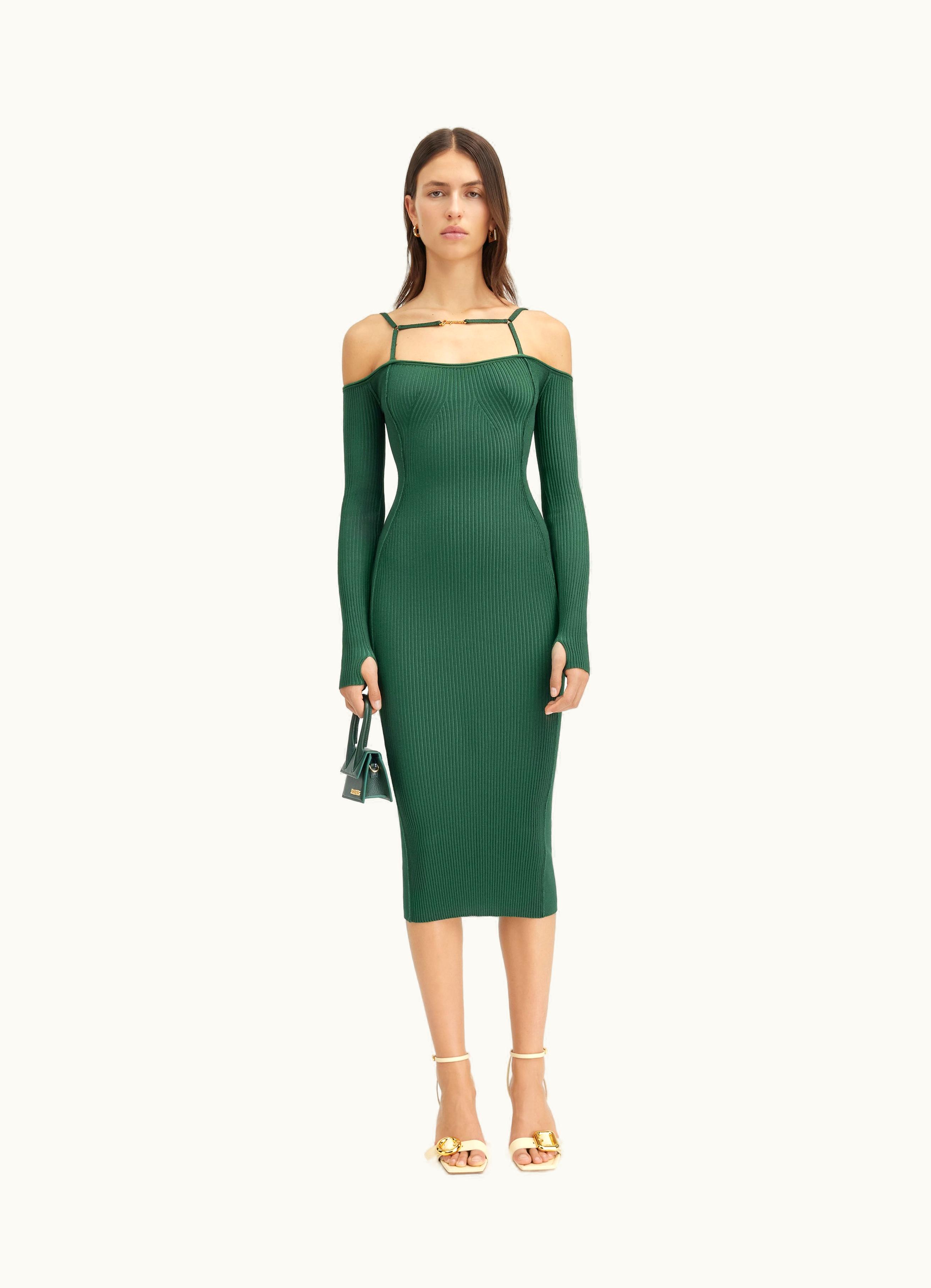 Jacquemus Jacquemus La Robe Sierra Dark Green
