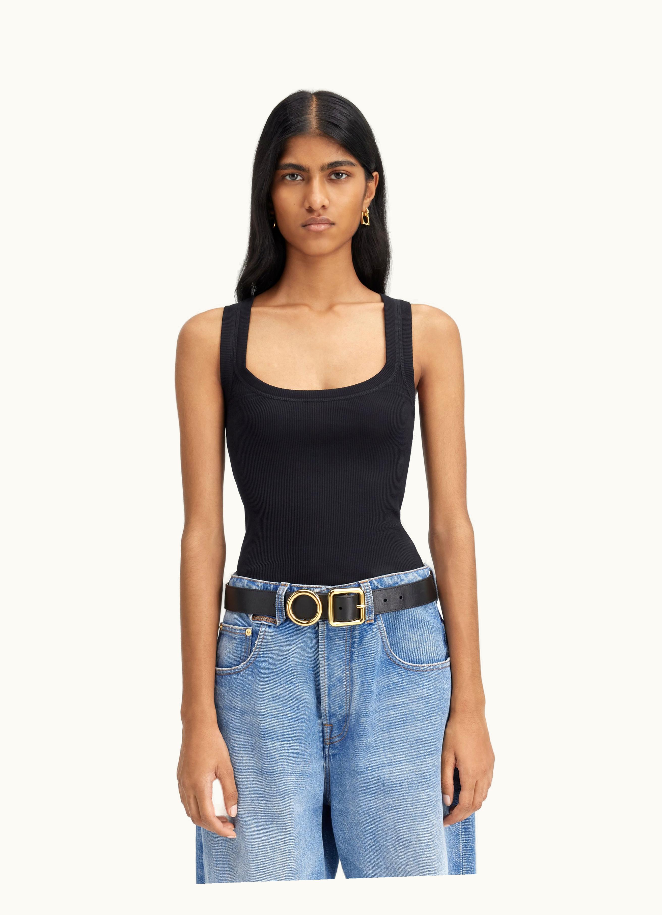 Jacquemus Jacquemus Le Débardeur Gros Grain Black