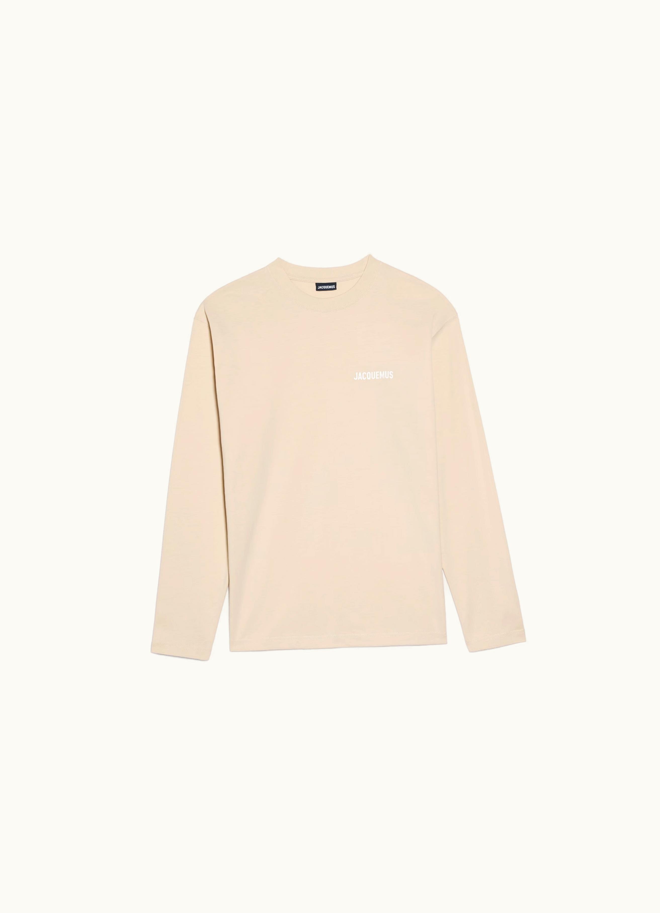 Jacquemus Jacquemus Le T-Shirt Manches Longues Light Beige