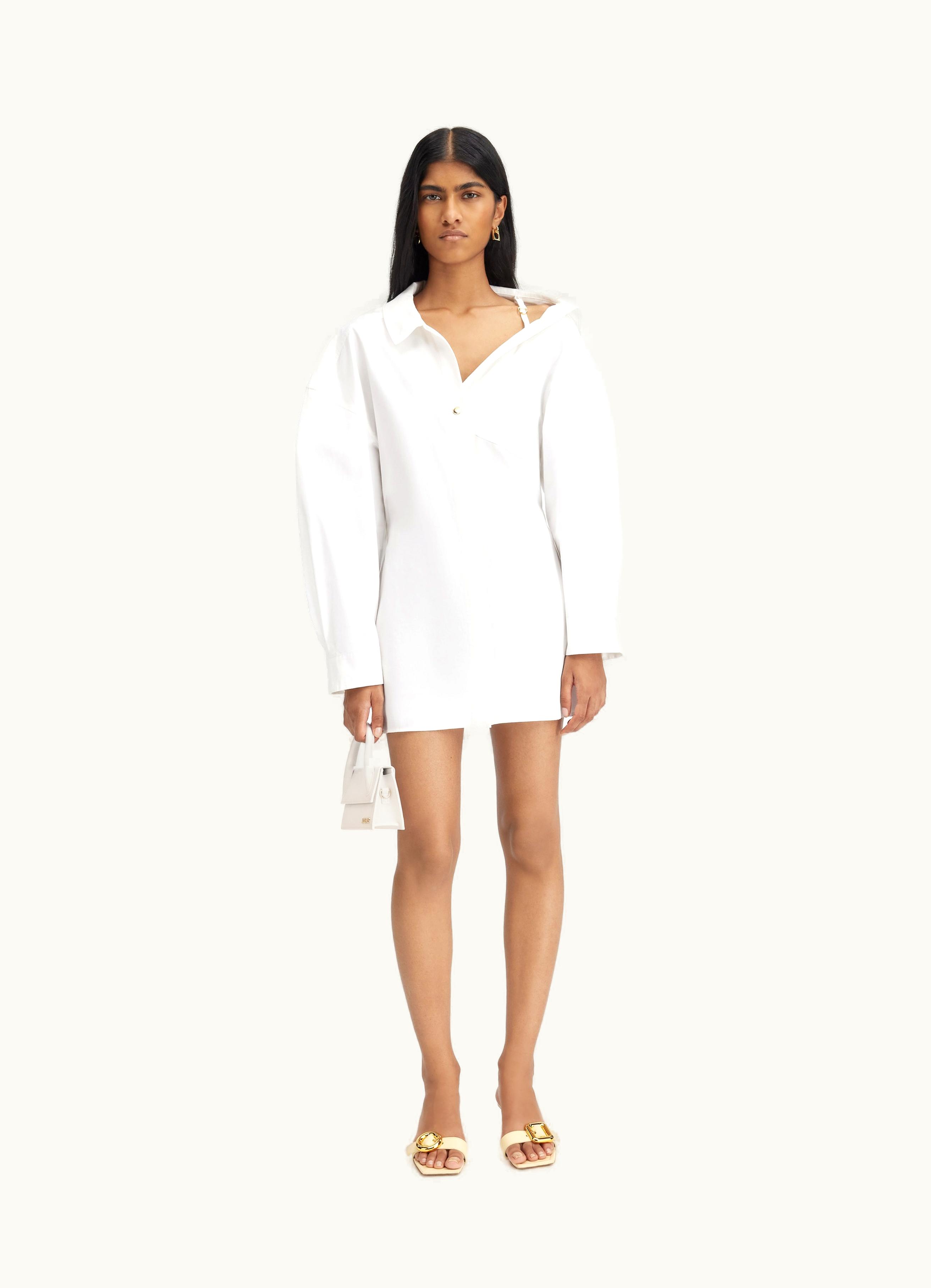 Jacquemus Jacquemus La Mini Robe Chemise White