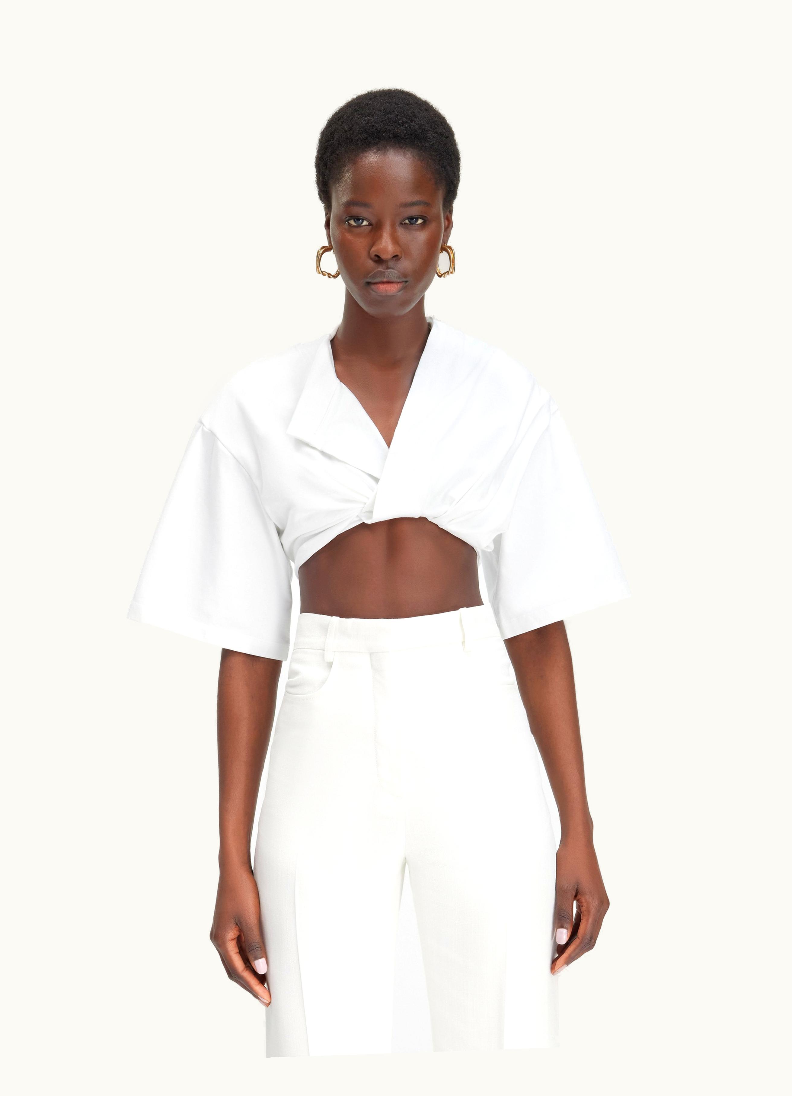 Jacquemus Jacquemus Le T-Shirt Bahia Court White