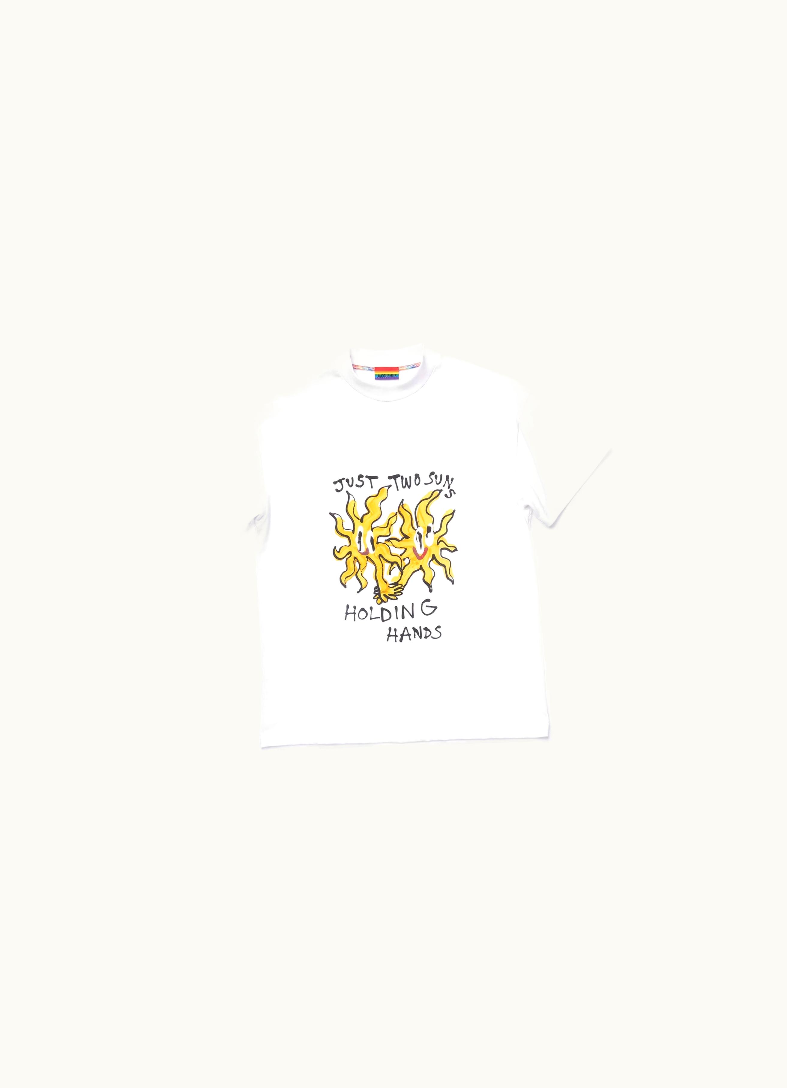 Jacquemus Le T-Shirt Jacquemus X Pepo Moreno Print White