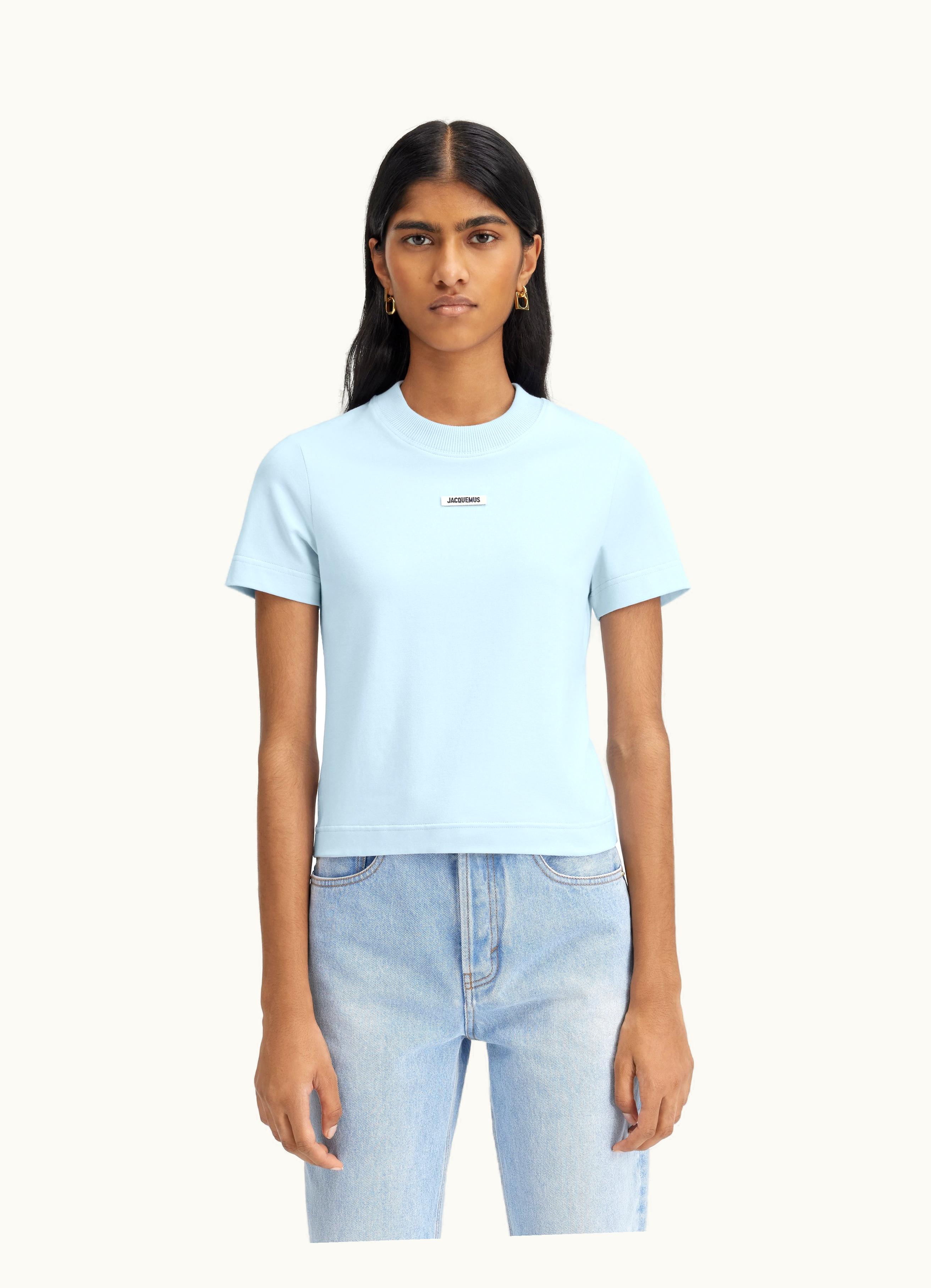 Jacquemus Jacquemus Le T-Shirt Gros Grain Light Blue