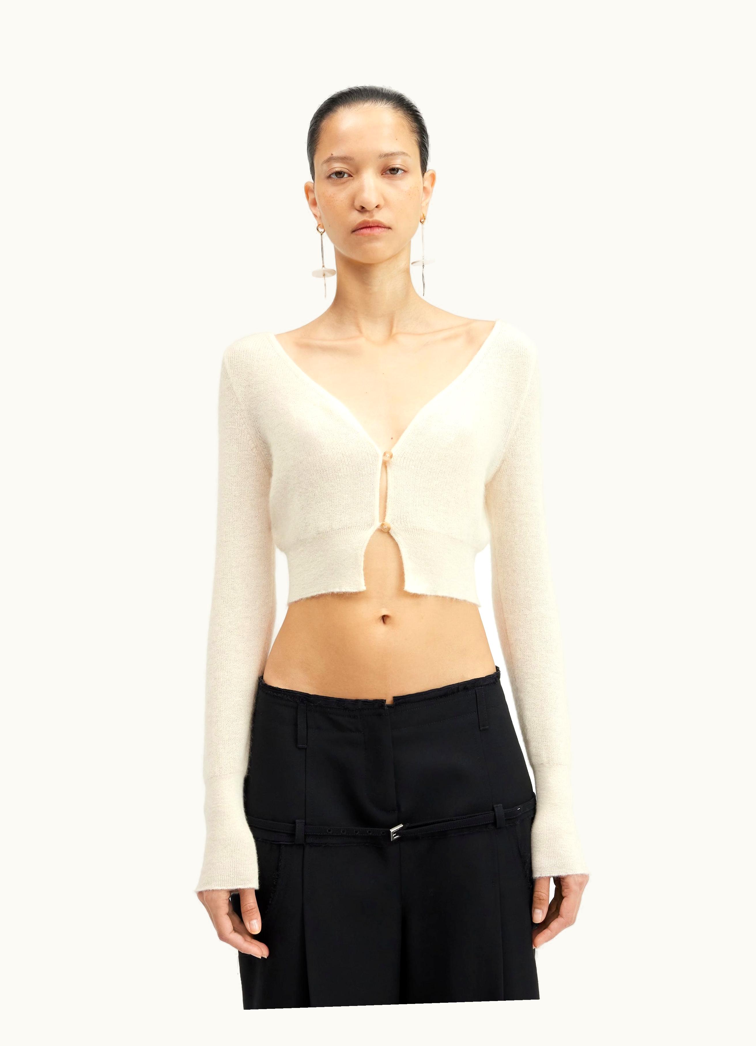 Jacquemus Jacquemus Le Cardigan Alzou Off-White