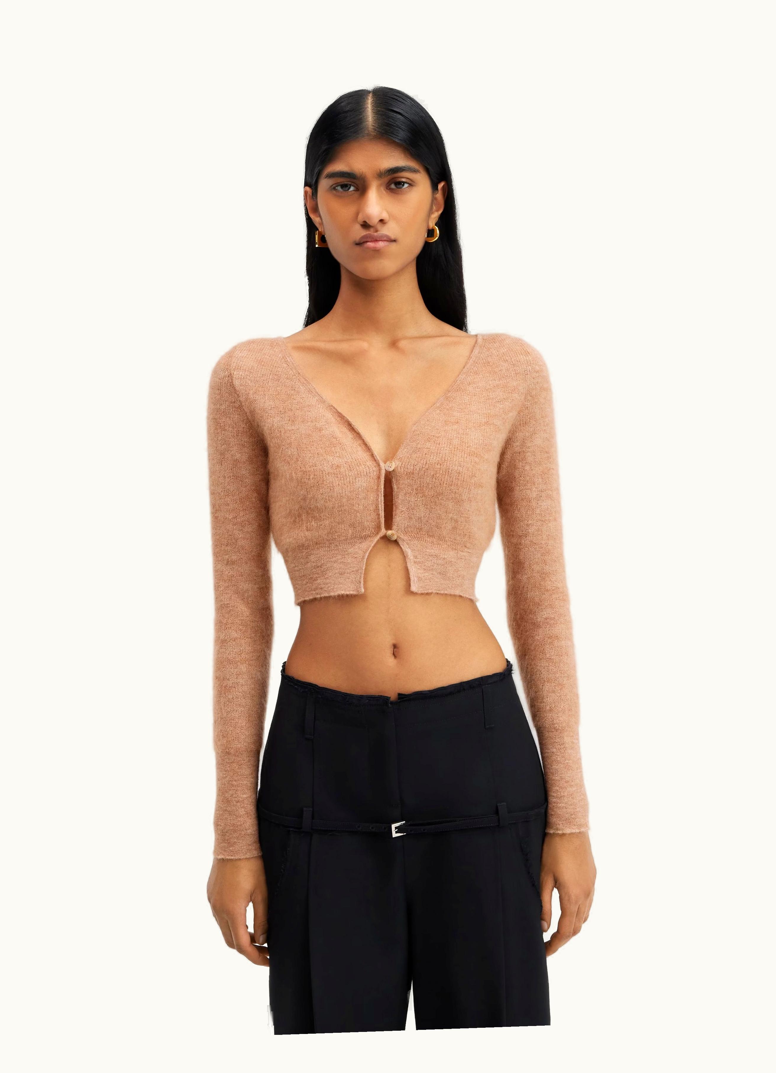 Jacquemus Jacquemus Le Cardigan Alzou Light Brown
