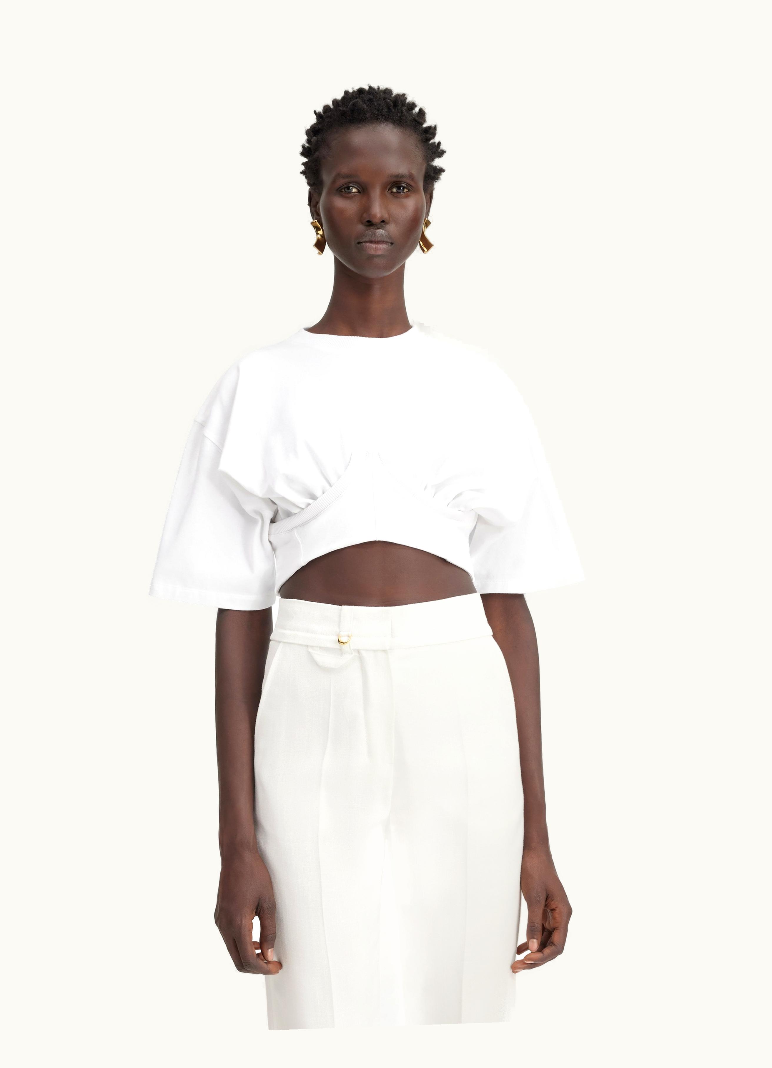 Jacquemus Jacquemus Le T-Shirt Caraco White