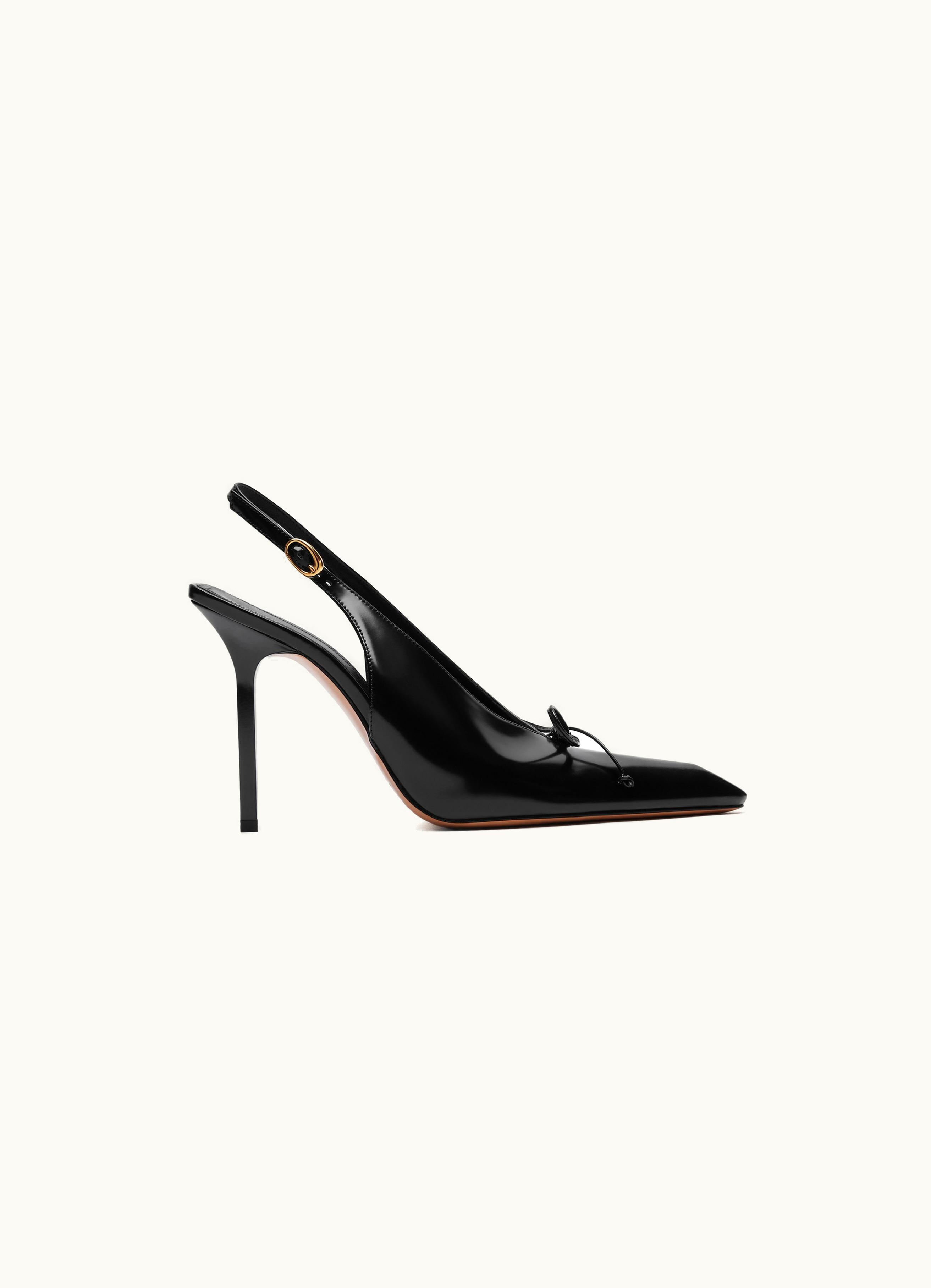 Jacquemus Jacquemus Les Slingbacks Cubisto Hautes Black
