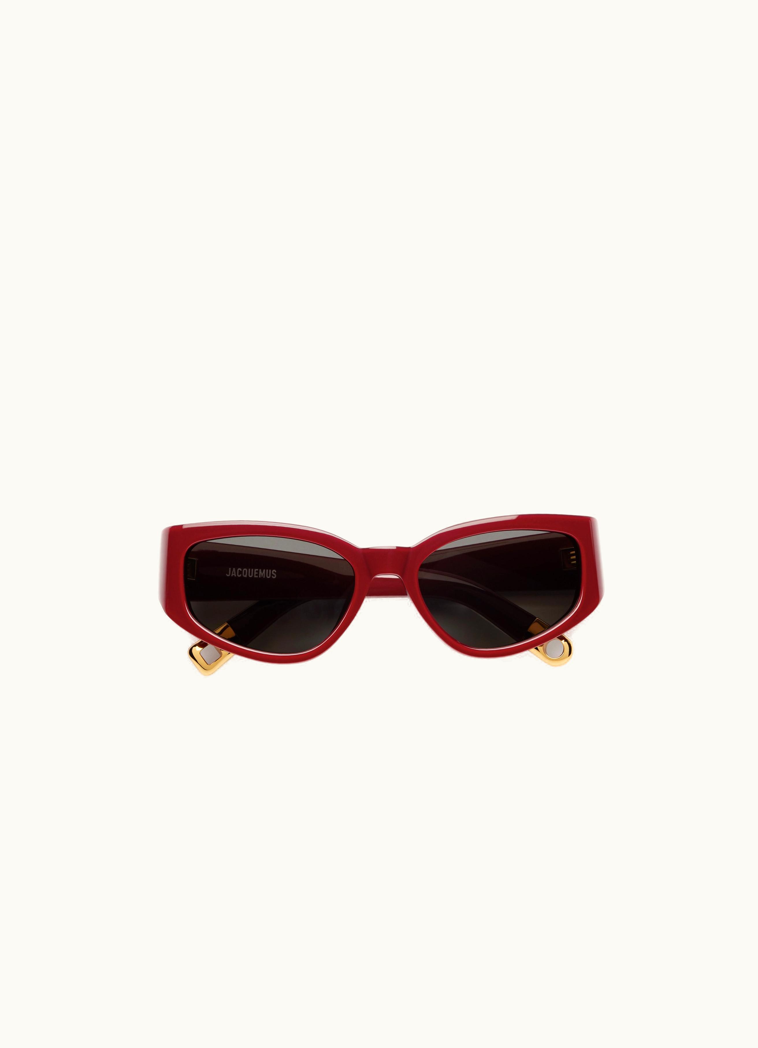 Jacquemus Jacquemus Les Lunettes Gala Burgundy
