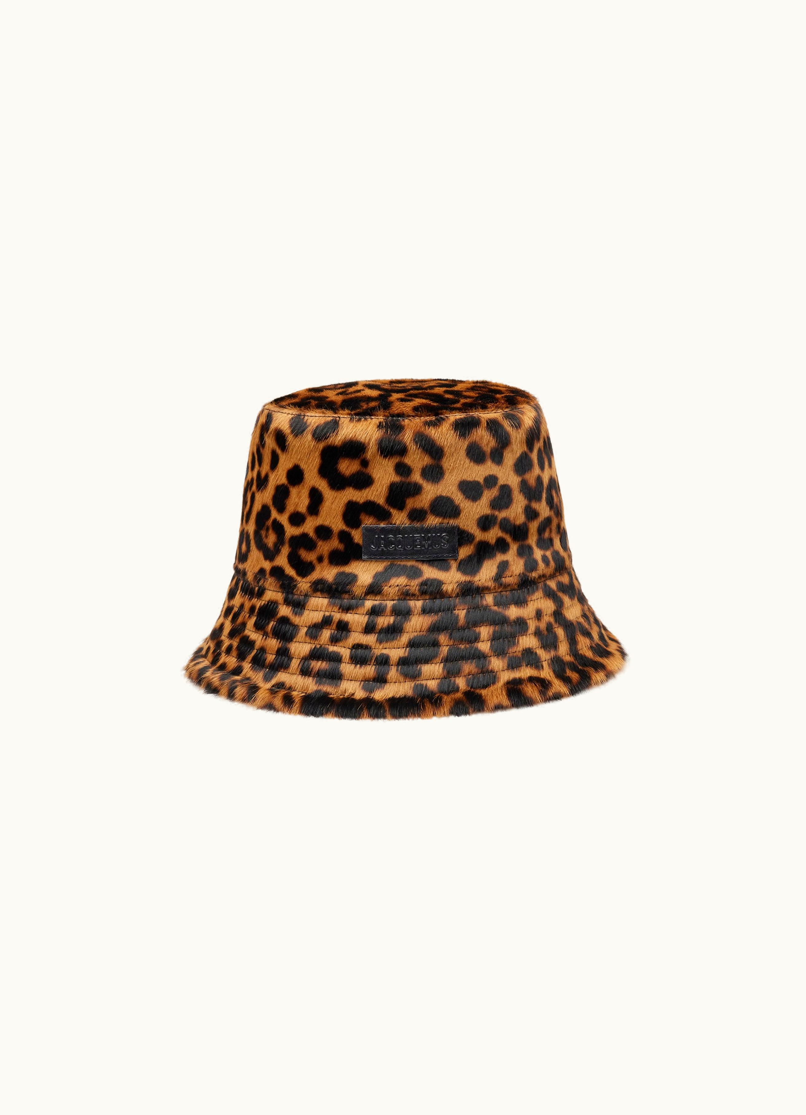 Jacquemus Jacquemus Le Bob Sperone Print Leopard Brown