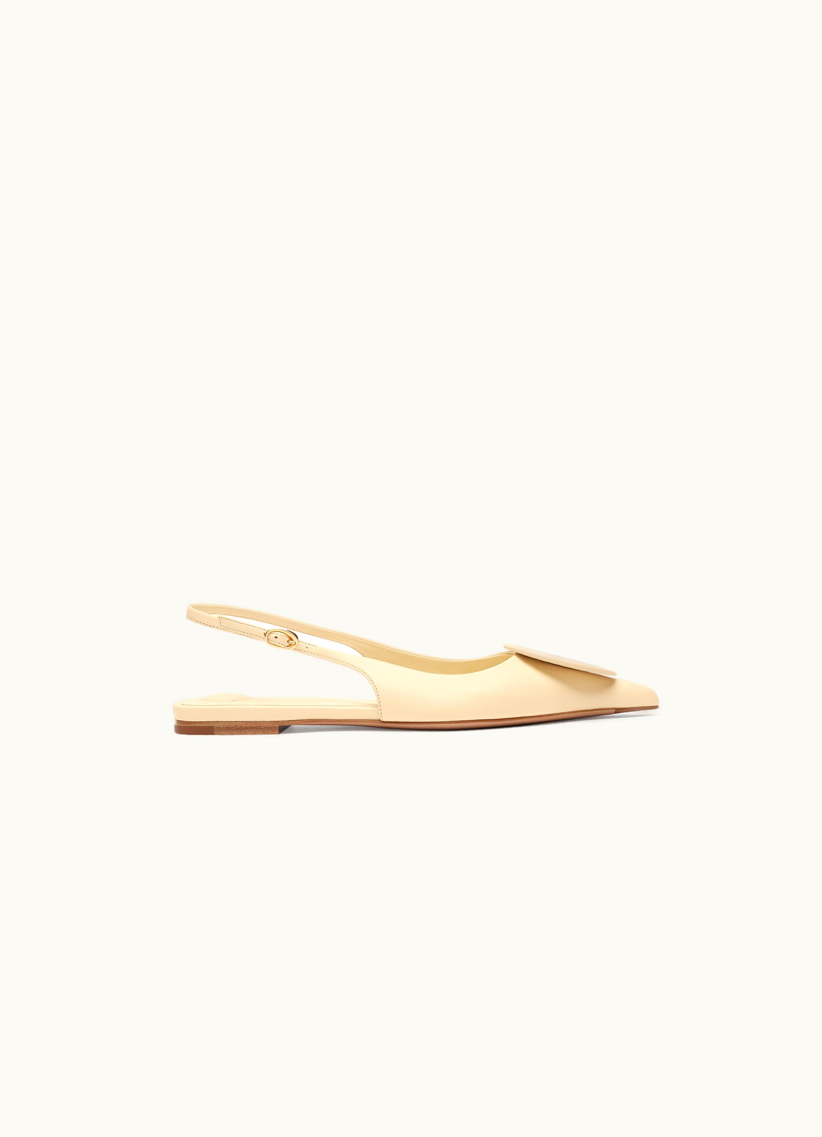 Jacquemus Jacquemus Les Slingbacks Duelo Plates Ivory