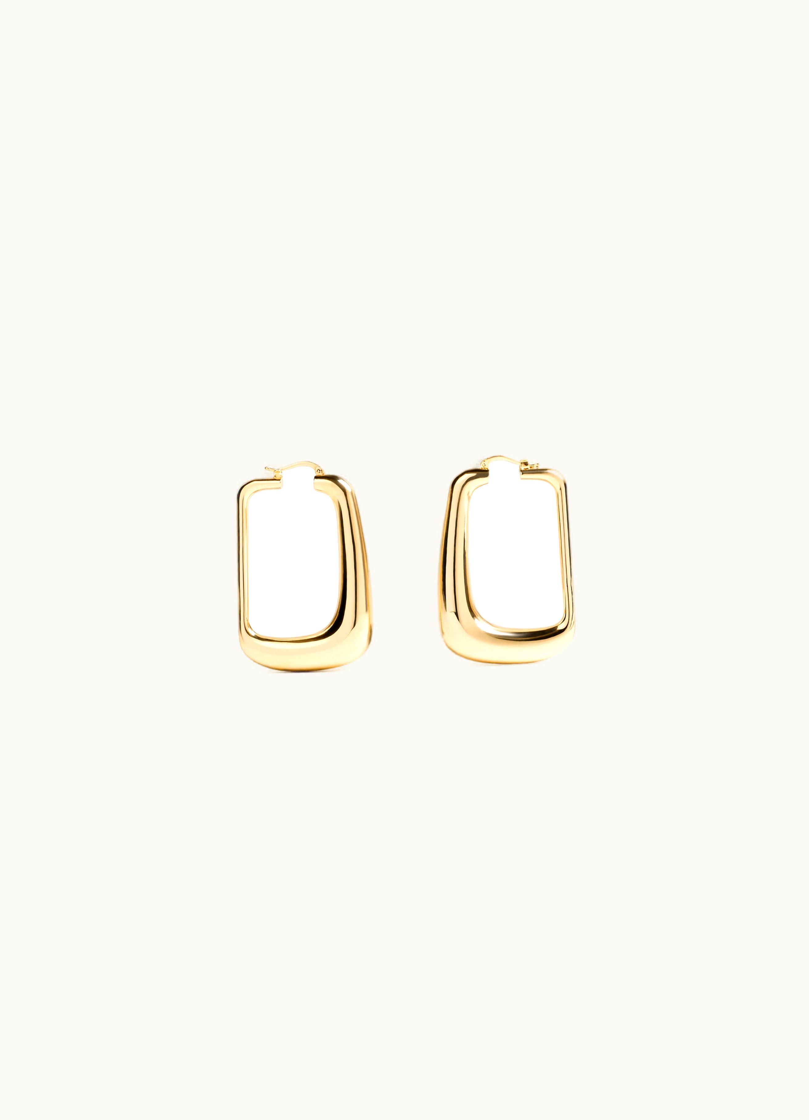 Jacquemus Jacquemus Les Boucles Ovalo Light Gold