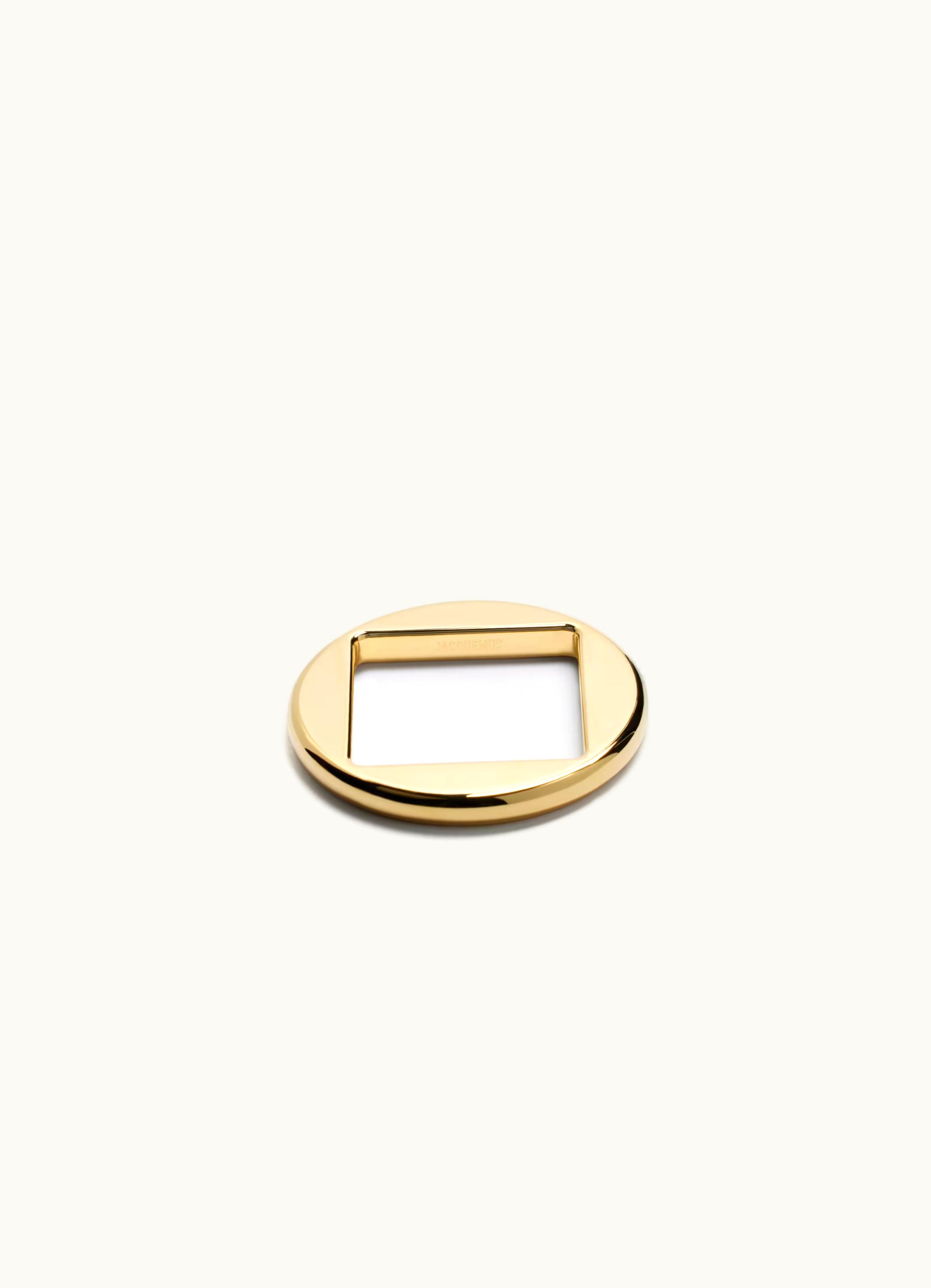 Jacquemus Jacquemus Le Bracelet Rond Light Gold