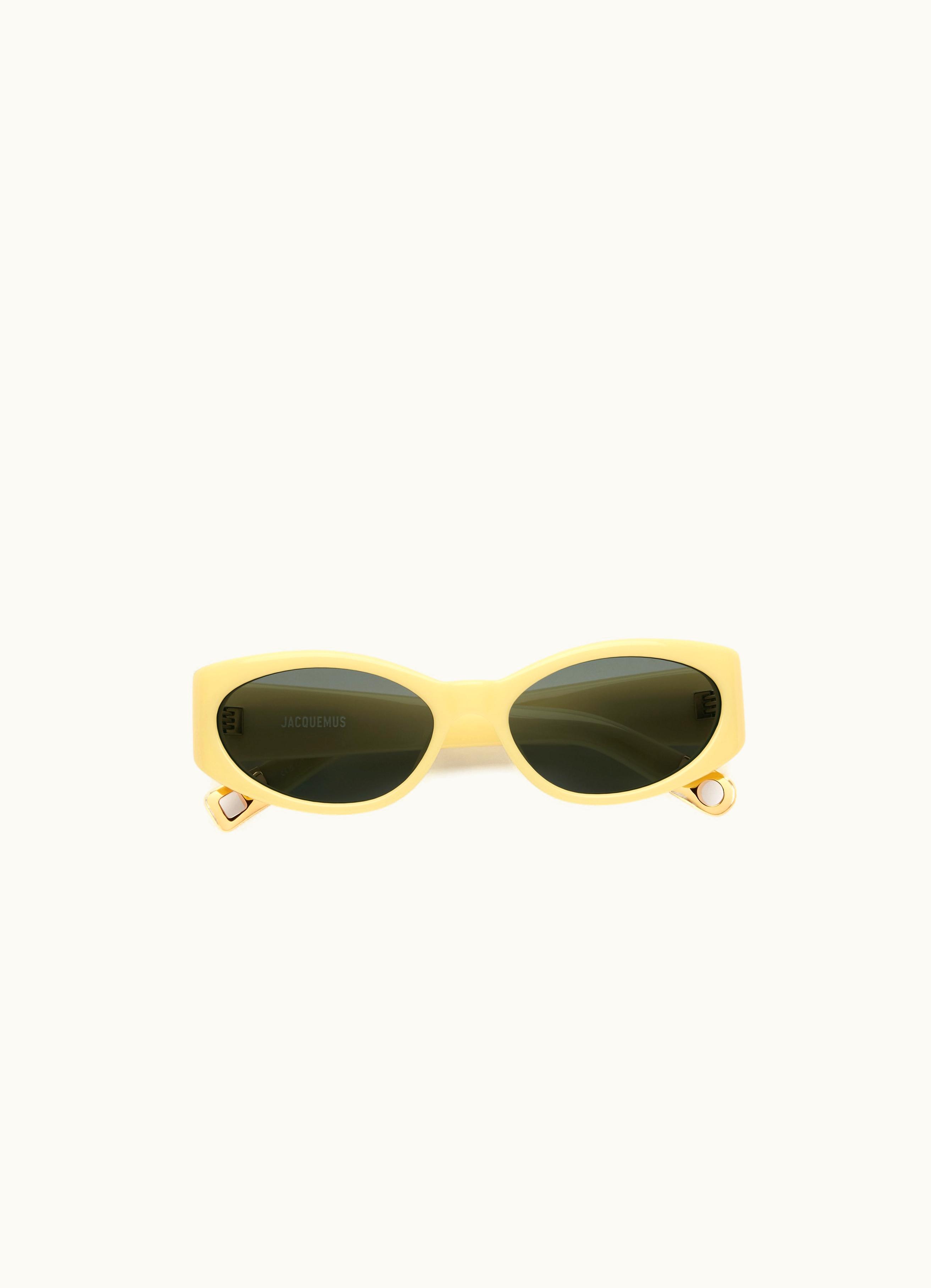 Jacquemus Jacquemus Les Lunettes Ovalo Pale Yellow