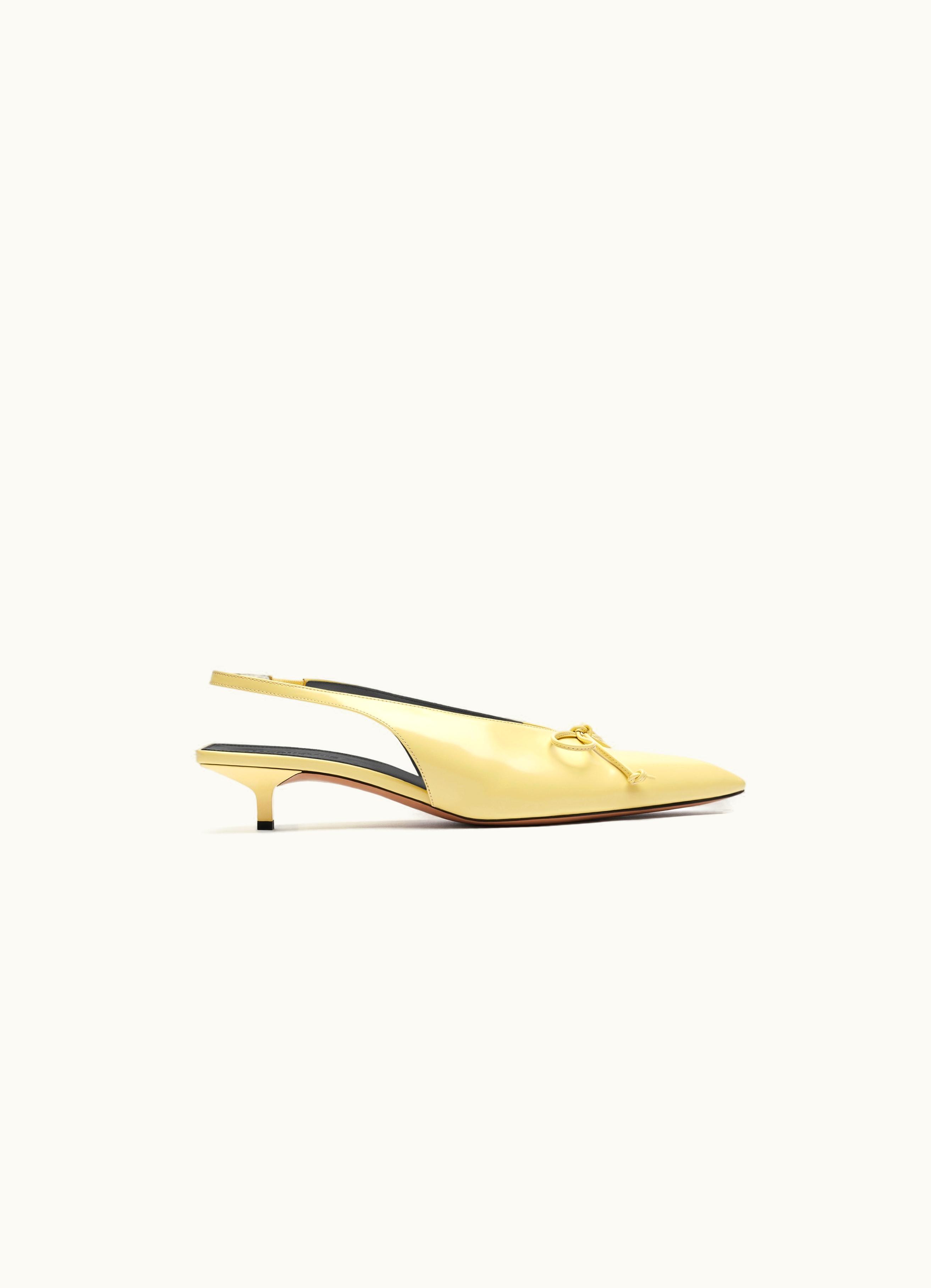 Jacquemus Jacquemus Les Slingbacks Cubisto Basses Pale Yellow