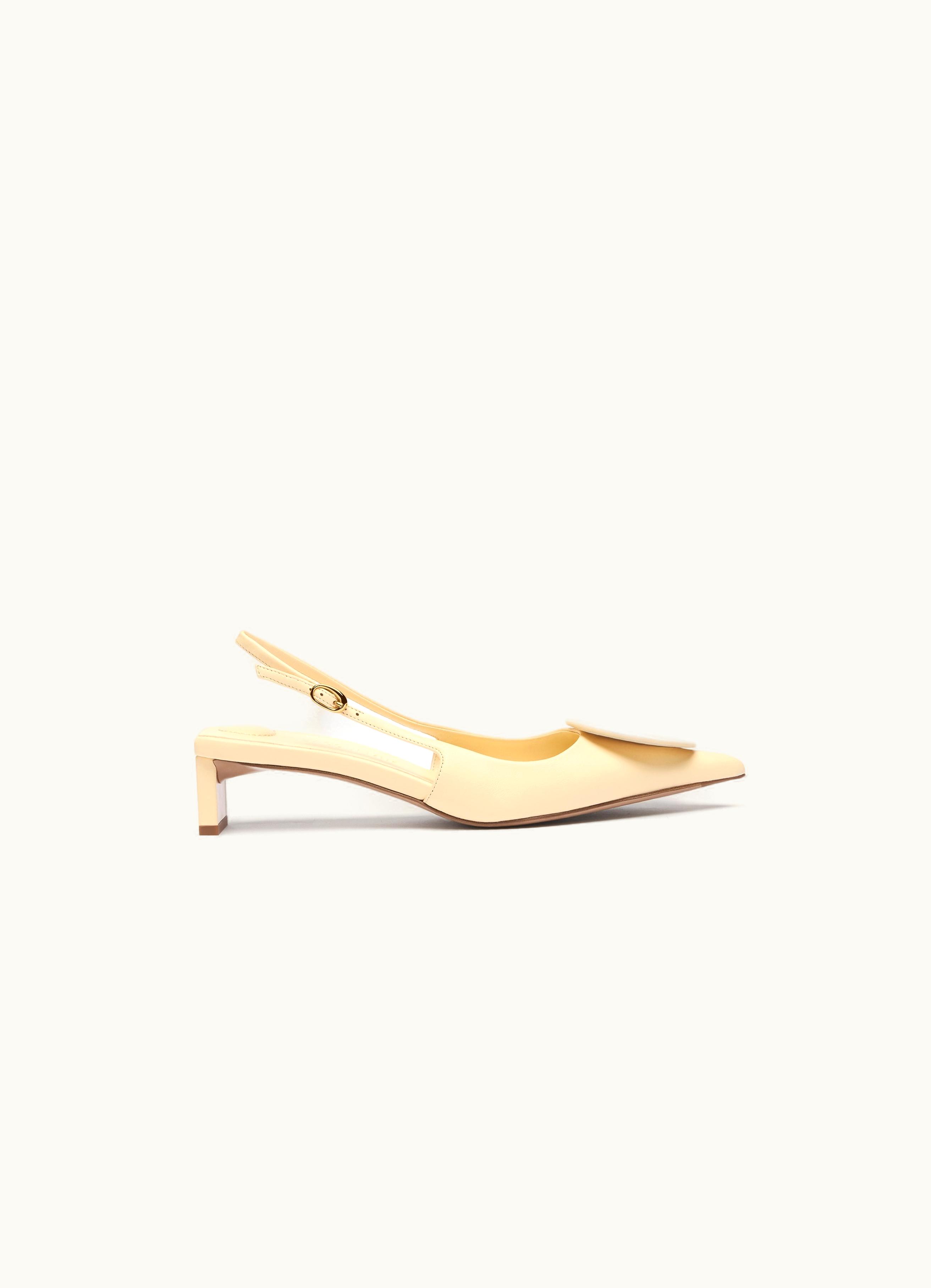Jacquemus Jacquemus Les Slingbacks Duelo Basses Ivory