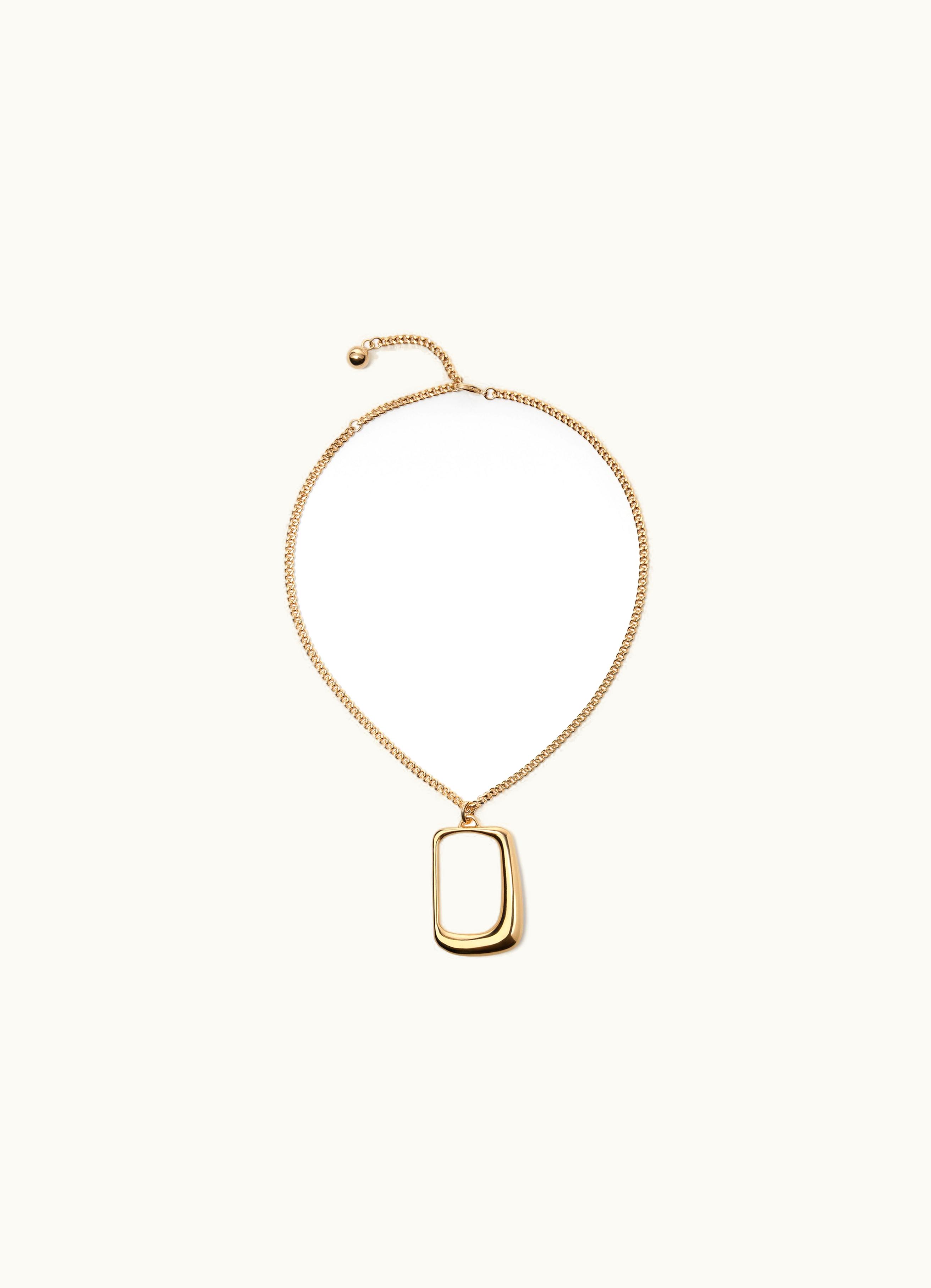 Jacquemus Jacquemus Le Collier Ovalo Light Gold