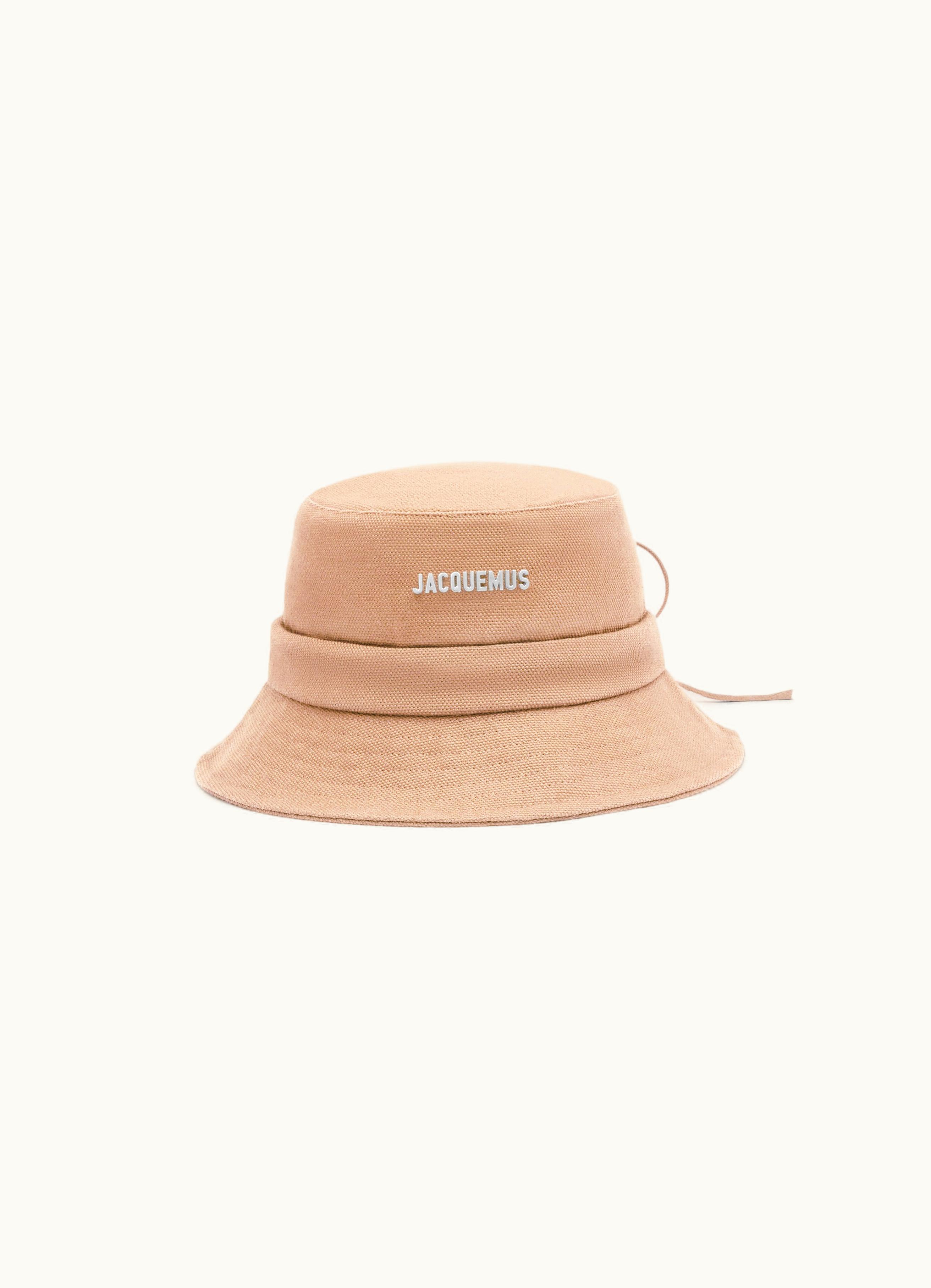 Jacquemus Jacquemus Knotted Beige Bob Hat