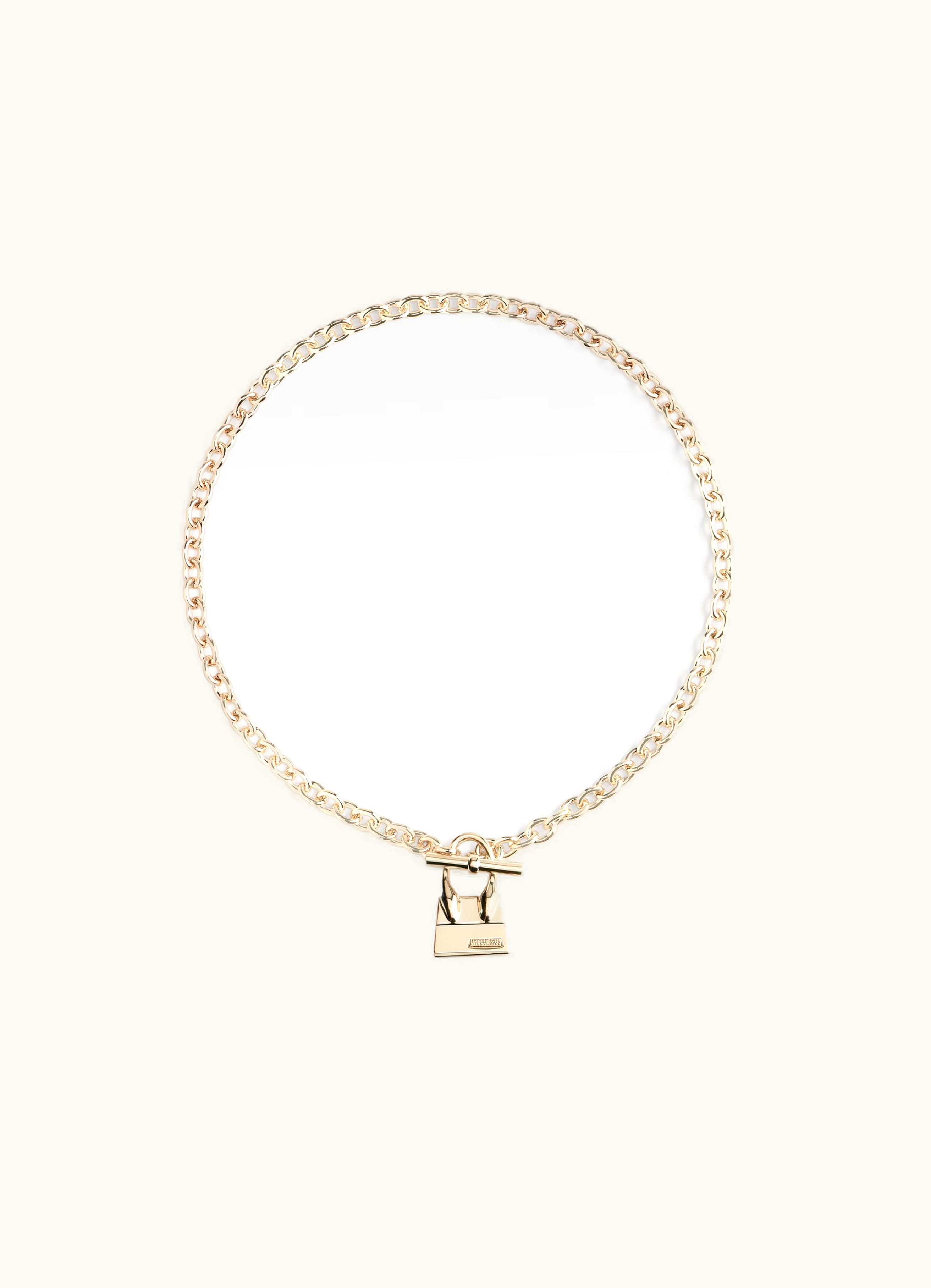 Jacquemus Jacquemus Le Collier Chiquito Barre Light Gold