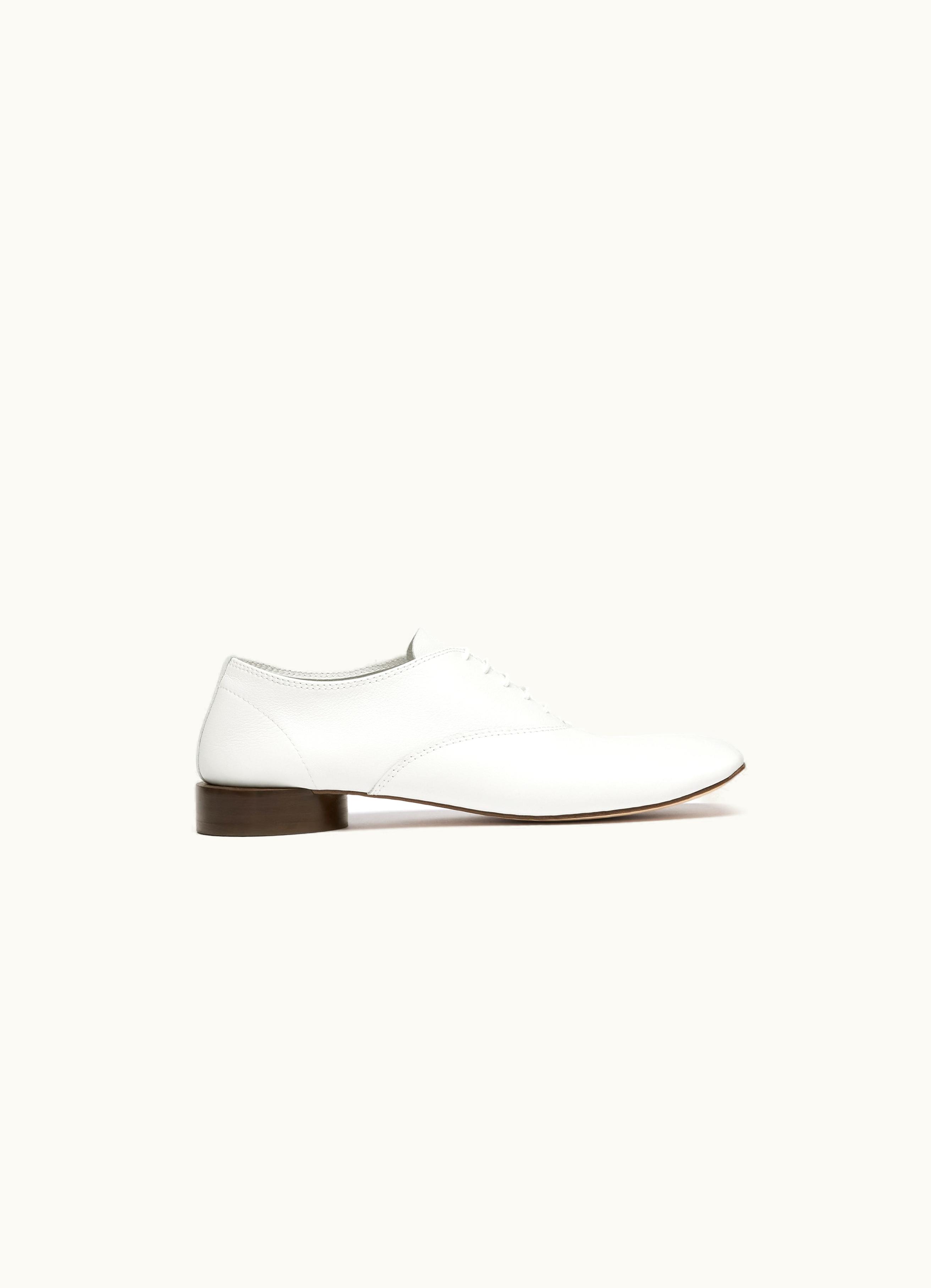 Jacquemus Repetto Square Edge Derbies Les Zizi White