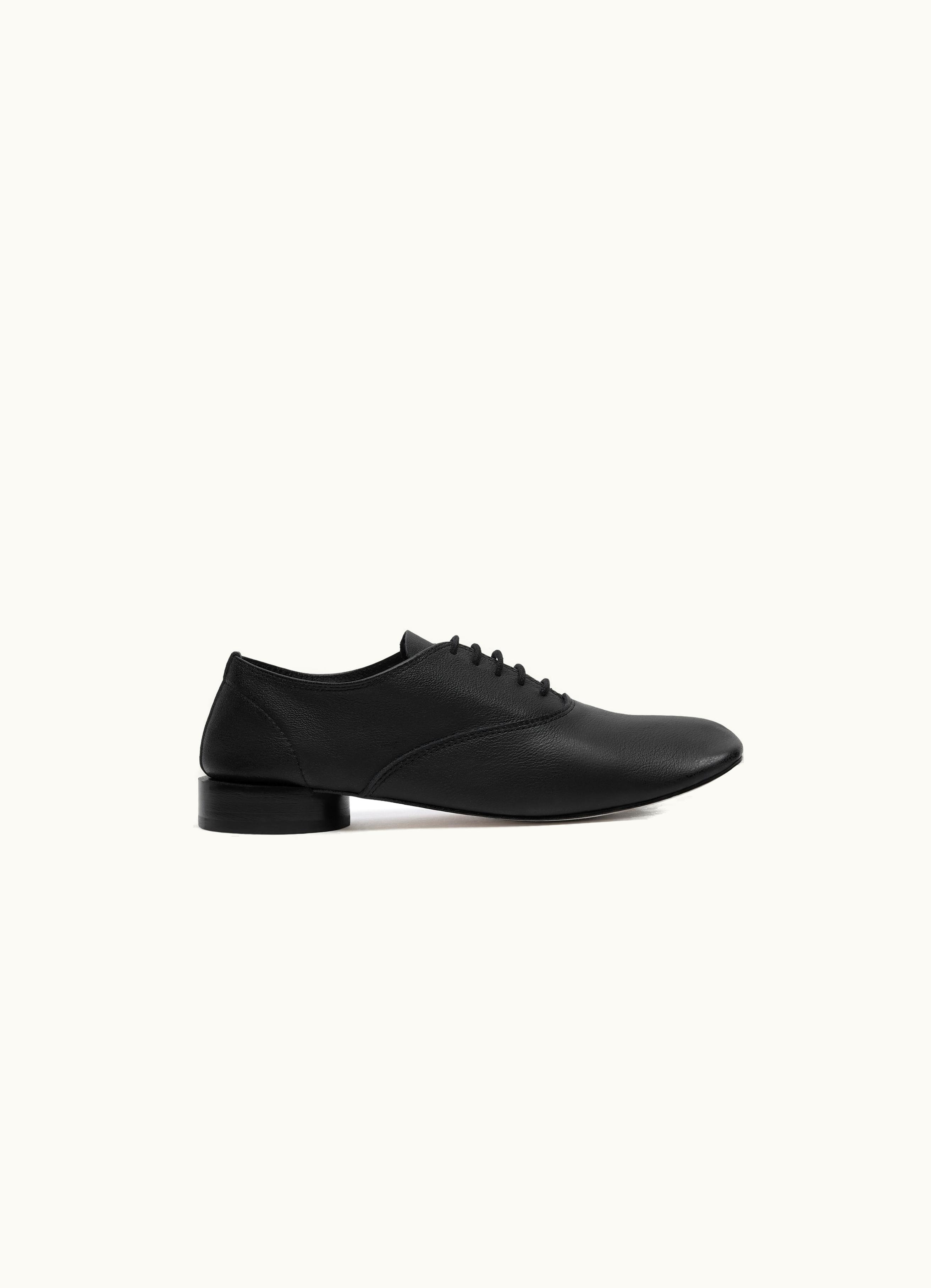 Jacquemus Repetto Zizi Square Edge Derbies Black