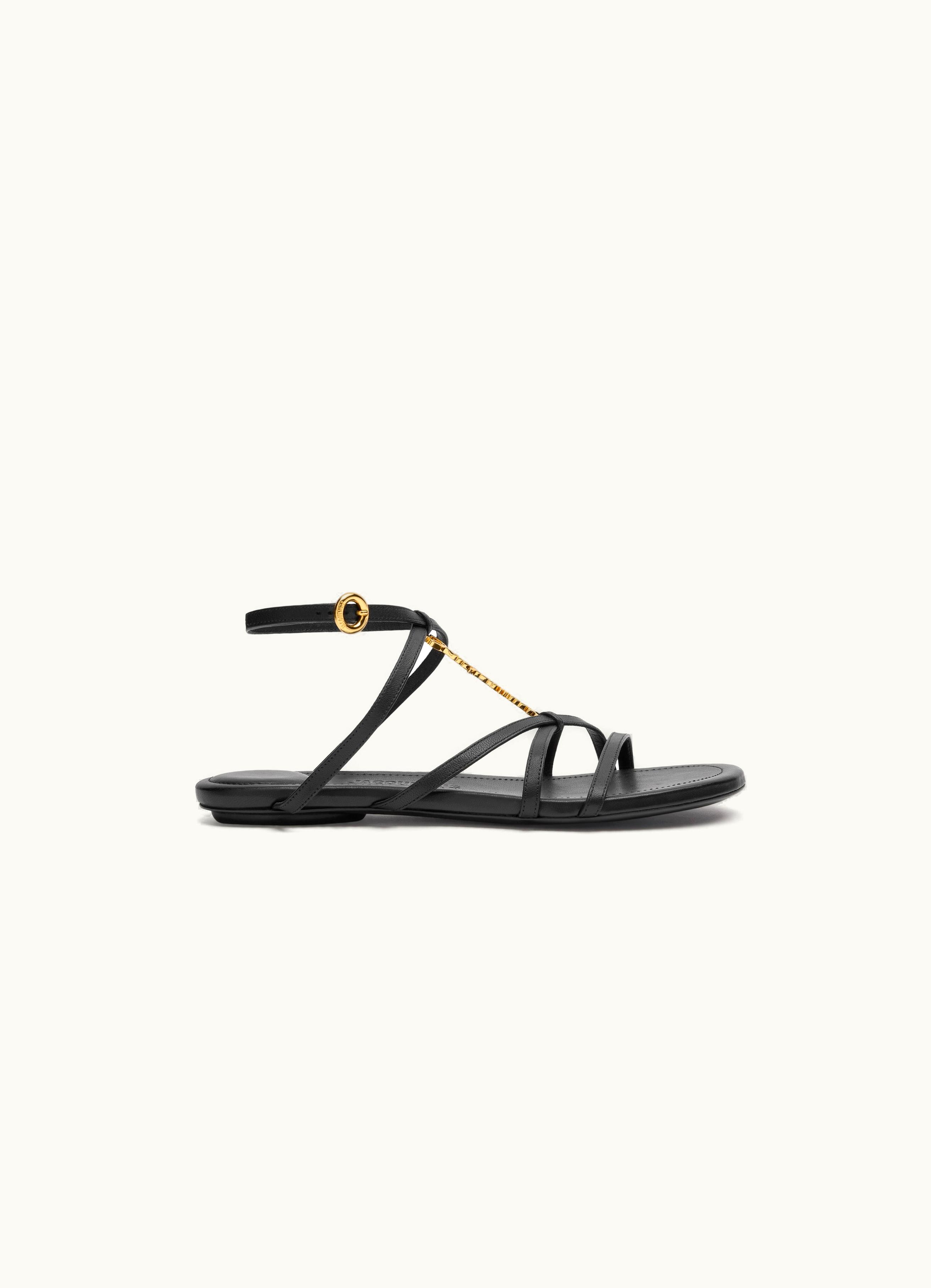 Jacquemus Jacquemus Les Sandales Pralù Plates Black