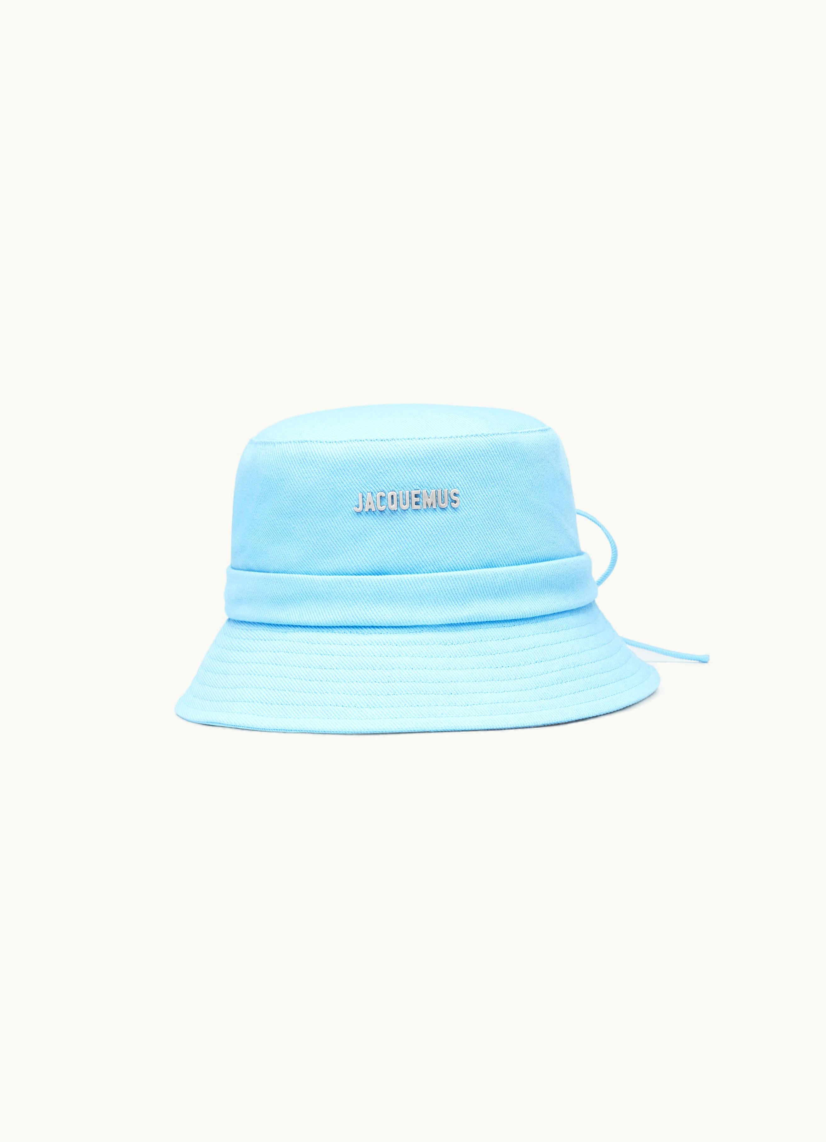 Jacquemus Jacquemus Knot Gadjo Bucket Hat Blue