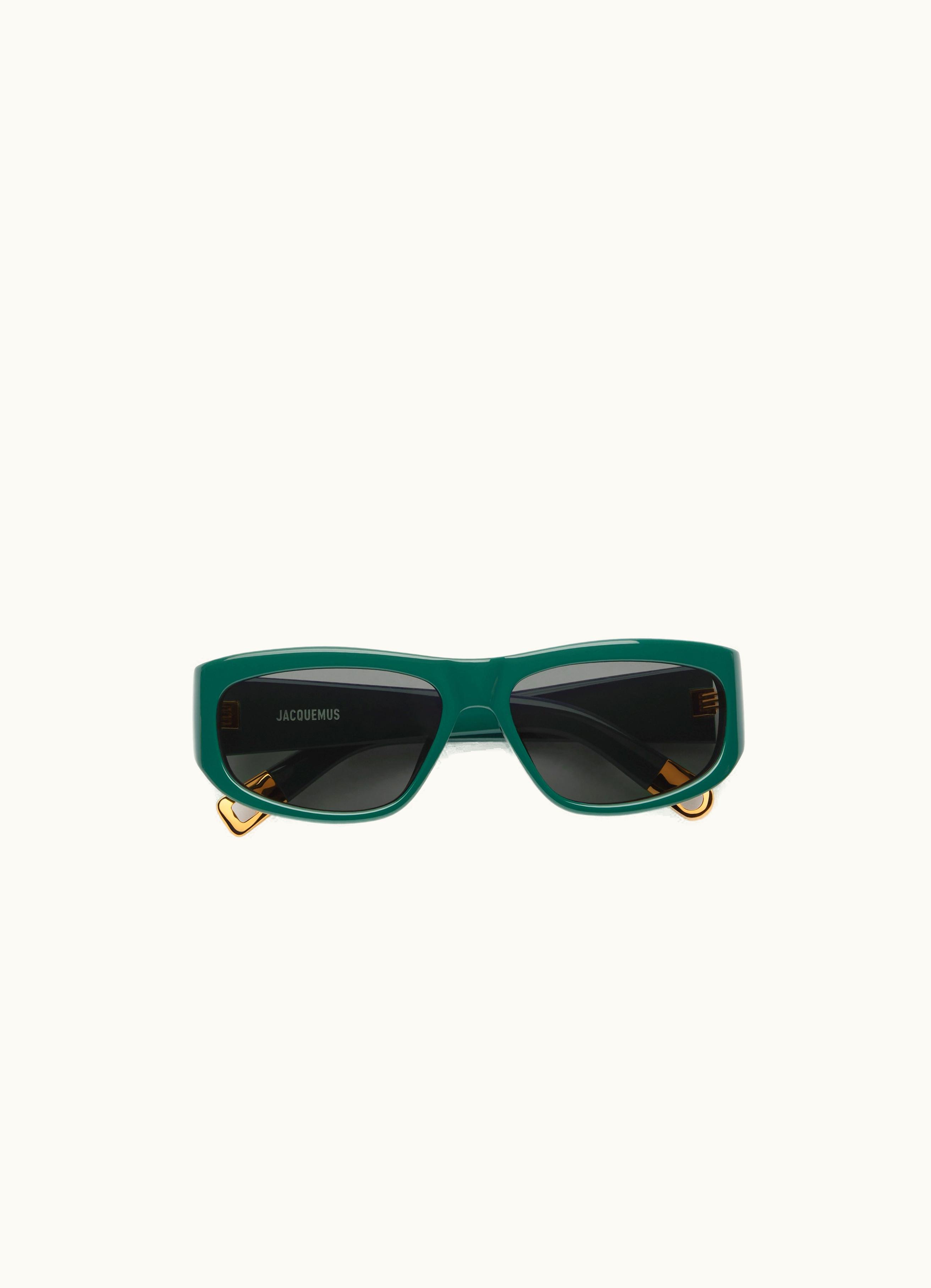 Jacquemus Jacquemus Les Lunettes Pilota Dark Green
