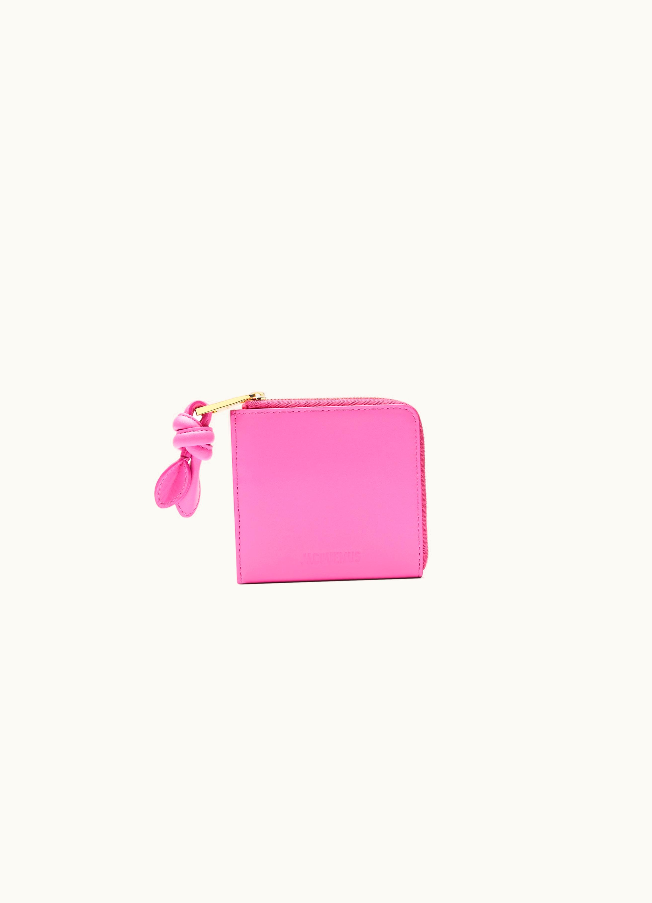 Jacquemus Jacquemus Le Porte-Monnaie Tourni Neon Pink