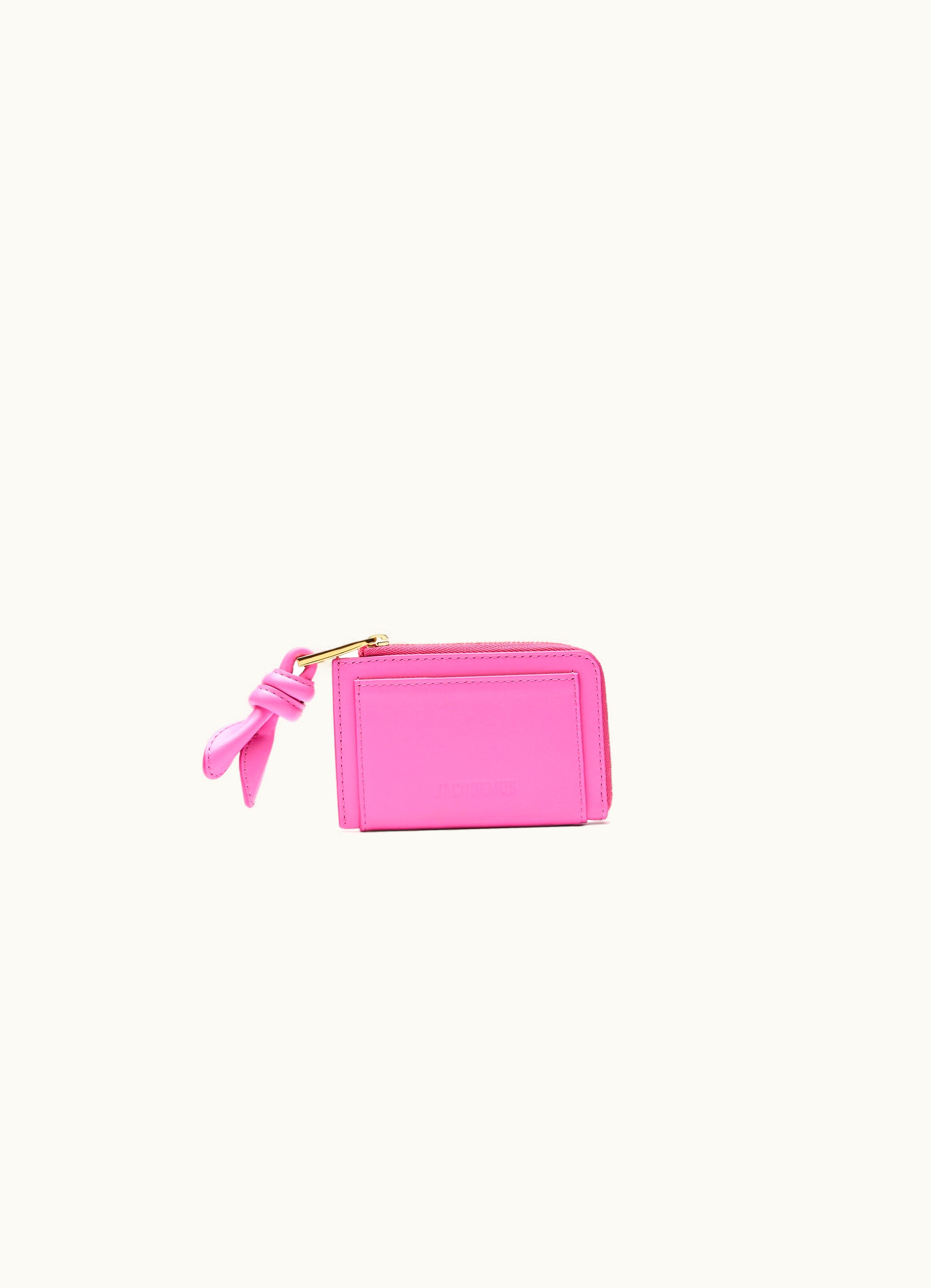 Jacquemus Jacquemus Le Porte-Cartes Tourni Neon Pink