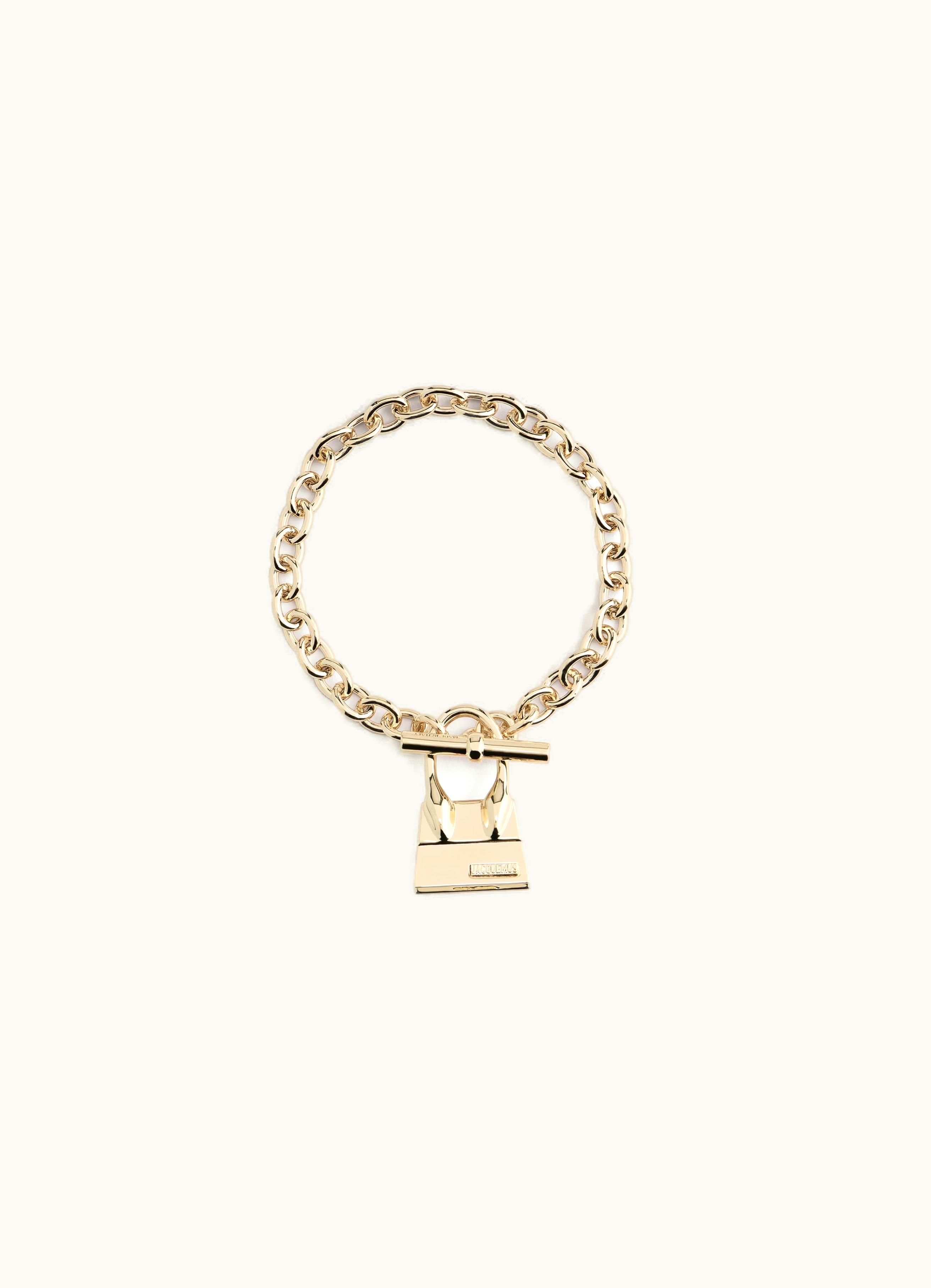 Jacquemus Jacquemus Le Bracelet Chiquito Barre Light Gold