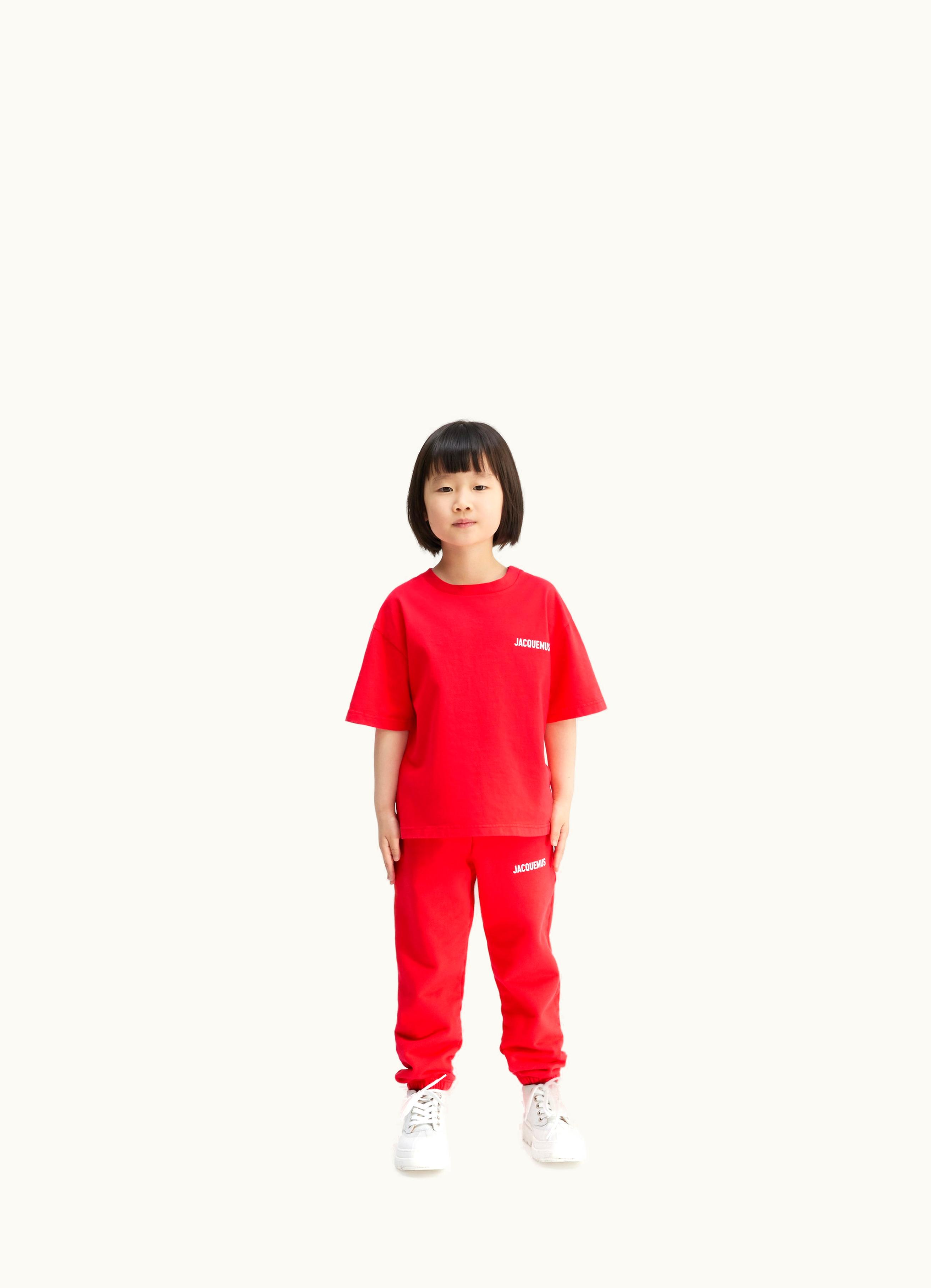 Jacquemus Le T-Shirt Jacquemus Enfant Red