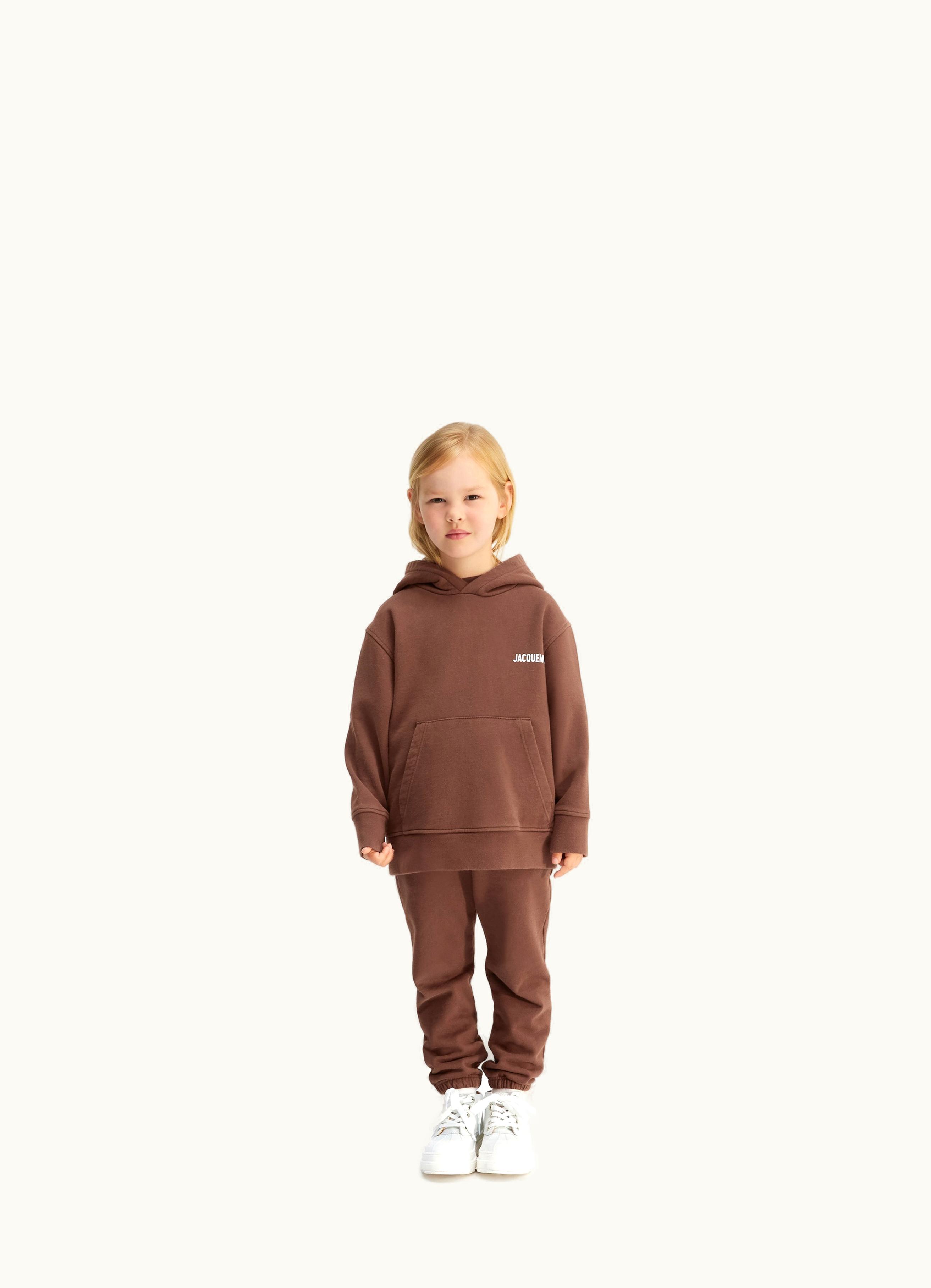 Jacquemus Le Sweatshirt Jacquemus Enfant Dark Brown