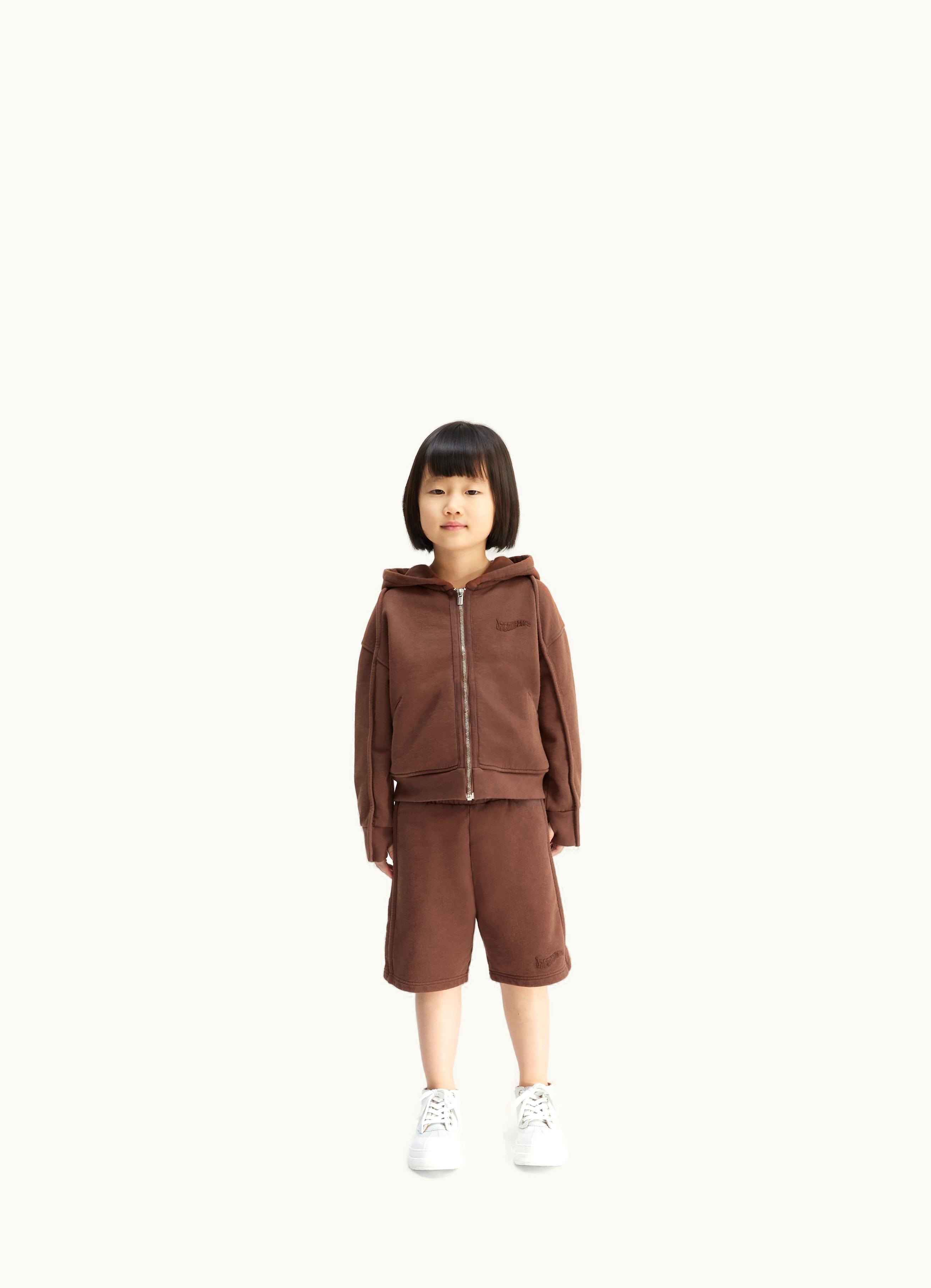 Jacquemus Jacquemus Le Short Camargue Enfant Dark Brown