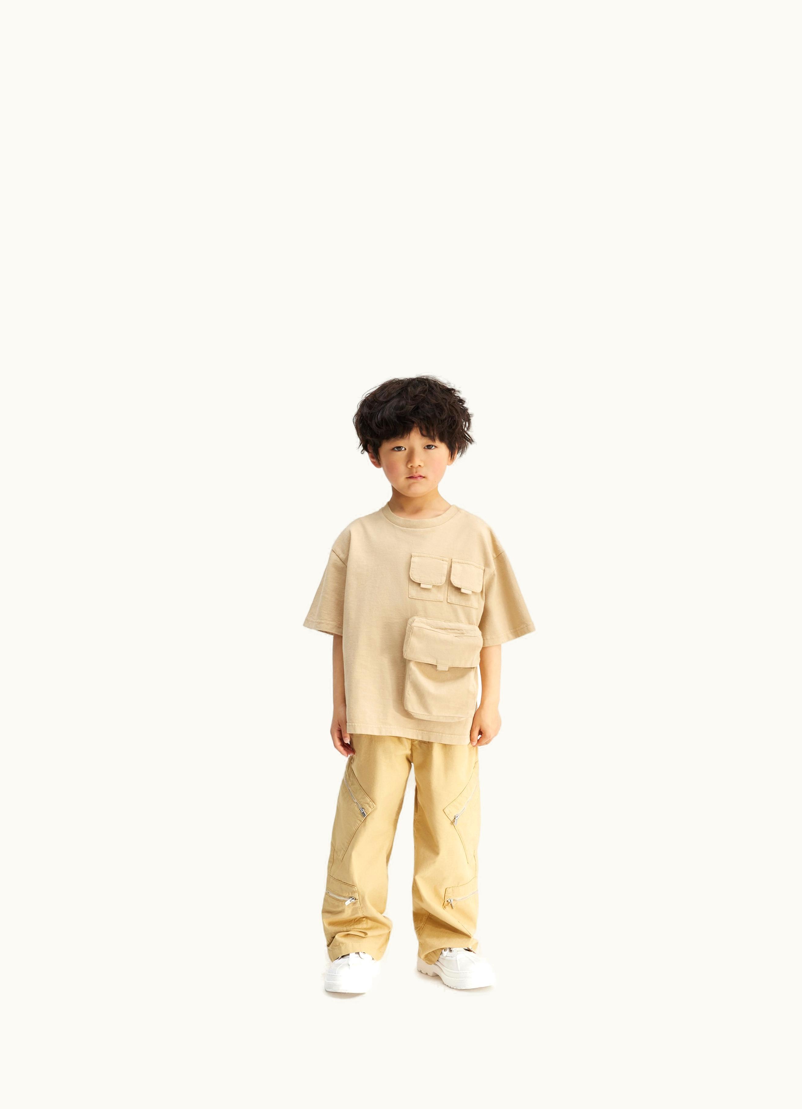 Jacquemus Jacquemus Le T-Shirt Bolso Enfant Dark Beige