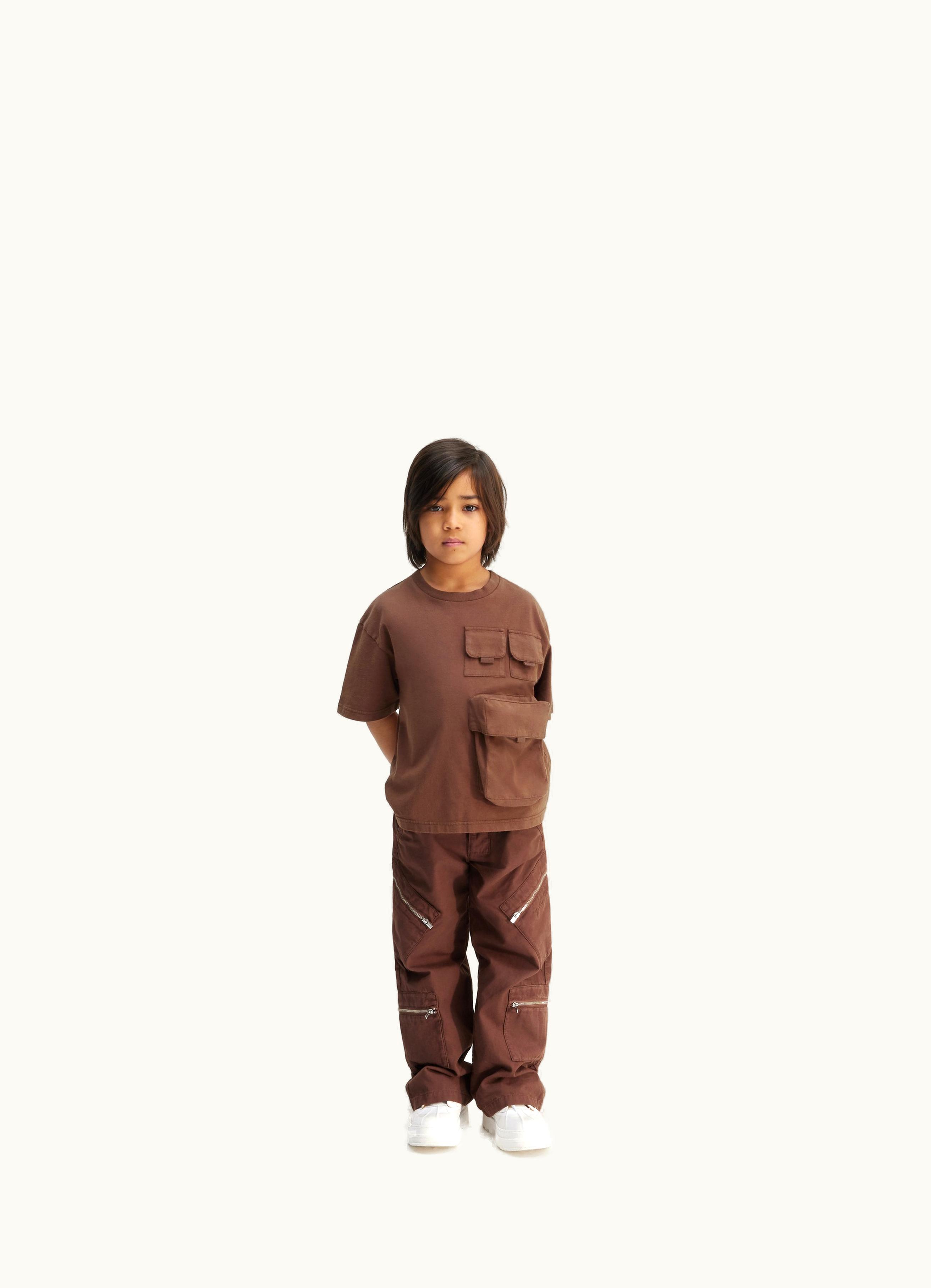 Jacquemus Jacquemus Le T-Shirt Bolso Enfant Dark Brown