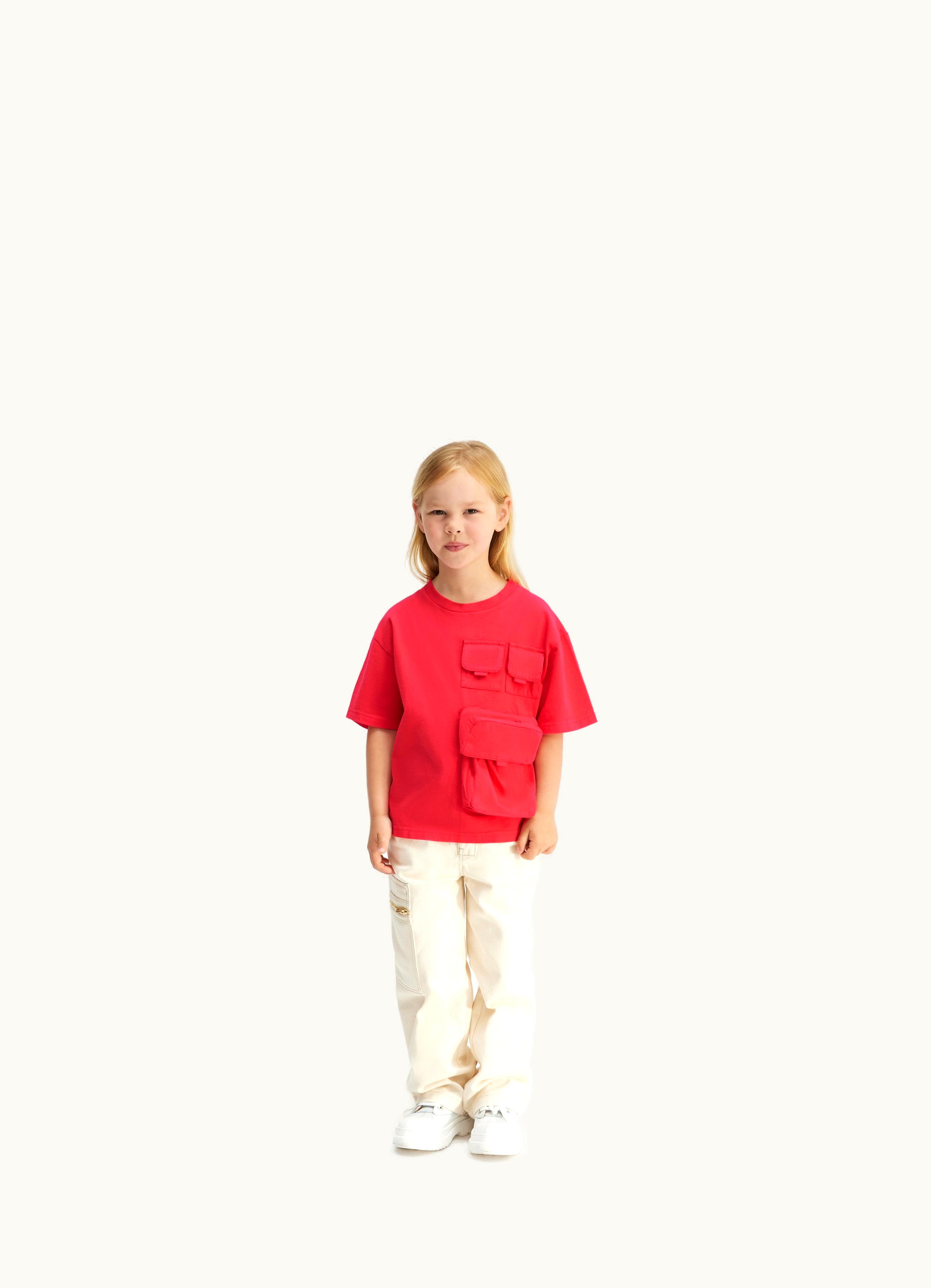 Jacquemus Jacquemus Le T-Shirt Bolso Enfant Red